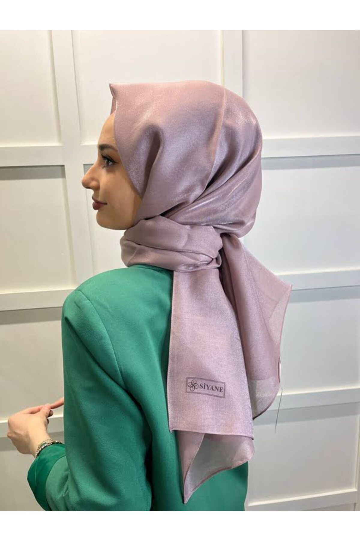 Siyane-تول تبدو مسحوق داكن الماس فستان سهرة شال الزفاف - 00790 1