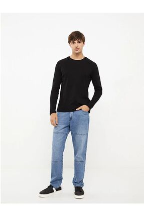 LC Waikiki Bisiklet Yaka Uzun Kollu Erkek Tişört