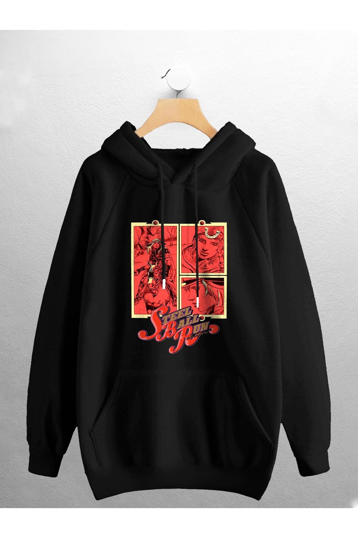 macklin-Unisex Women Men Steel Ball Run Anime Printed Sweatshirt 1
