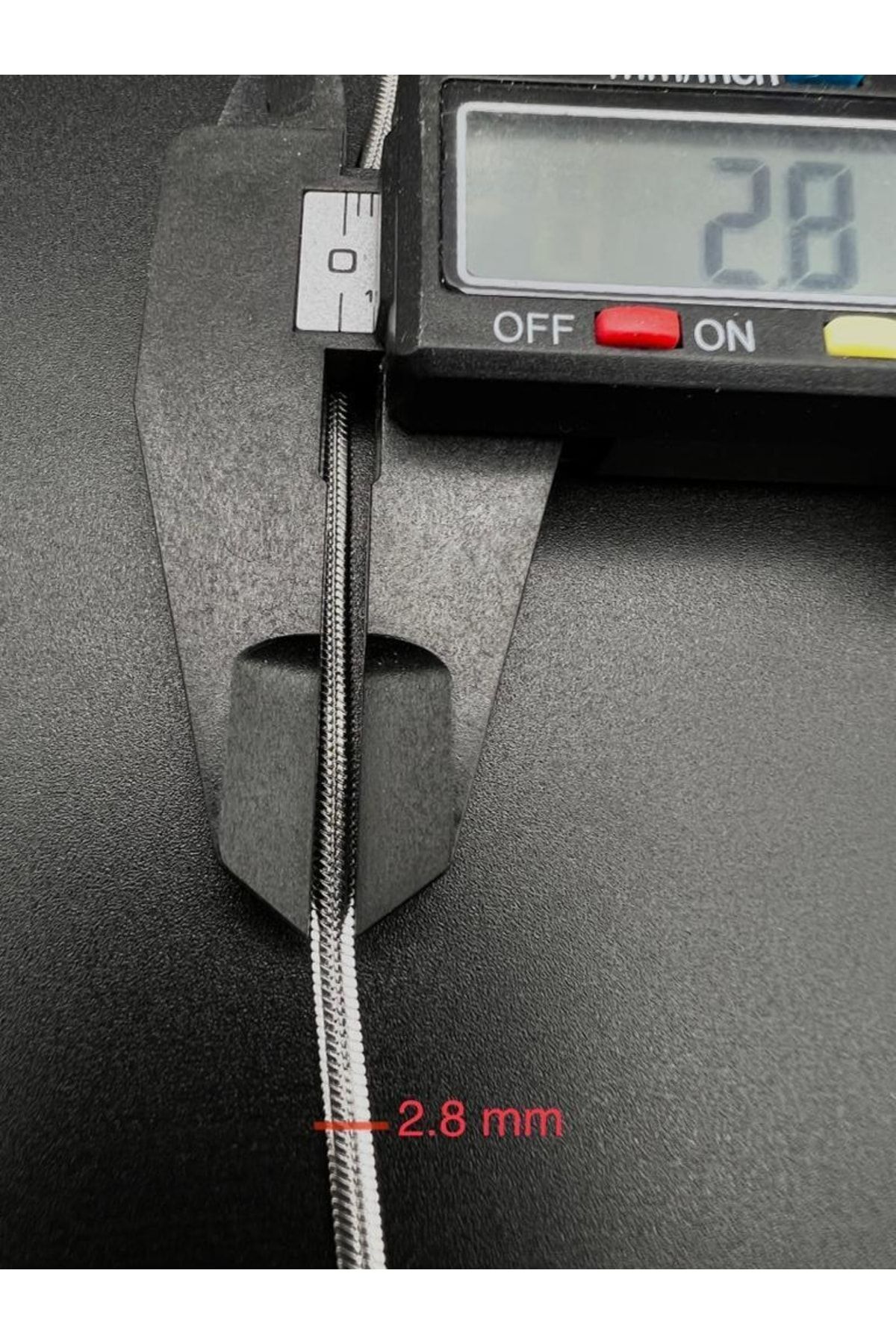 Kararmaz %100 Cerrahi Çelik Italyan Zincir Erkek Kolye Unısex 55 Cm 4
