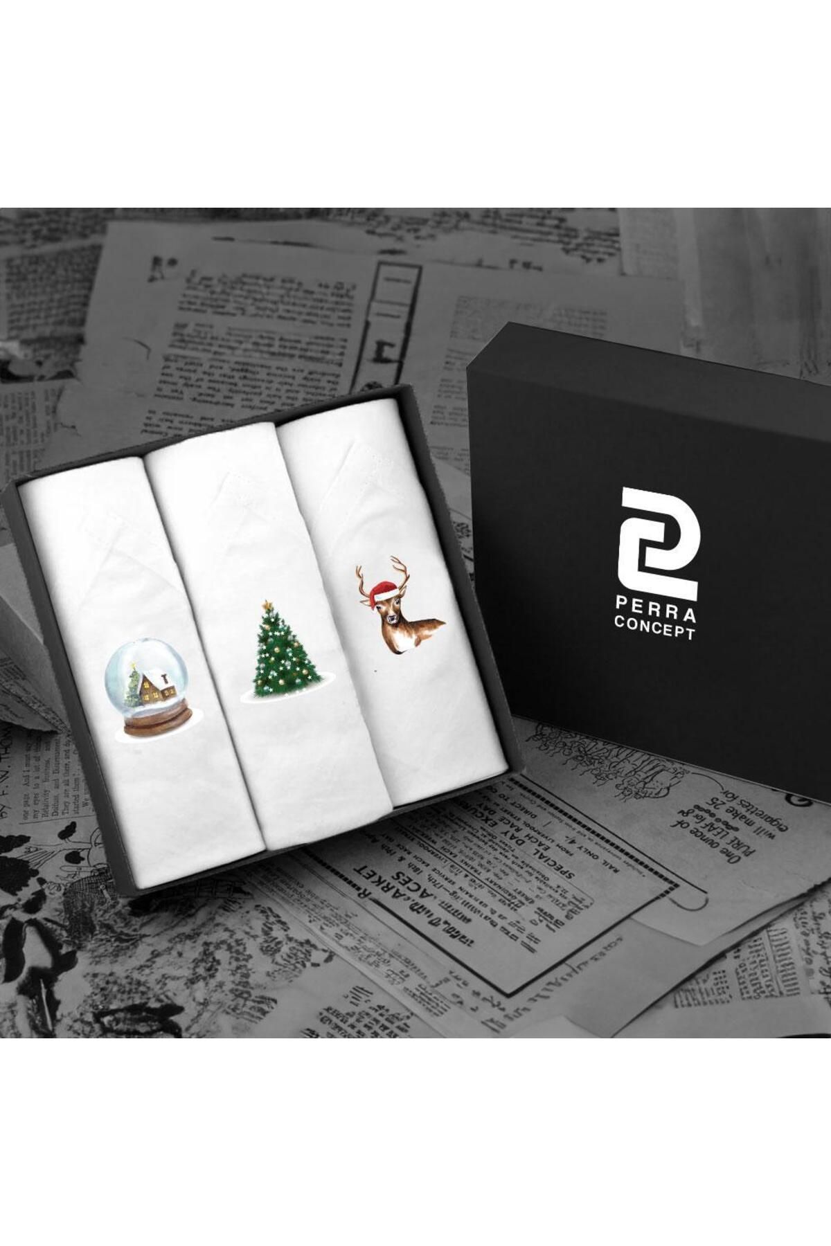 PERRA UNİSEX ÖZEL TASARIM MENDİL - CHRISTMAS