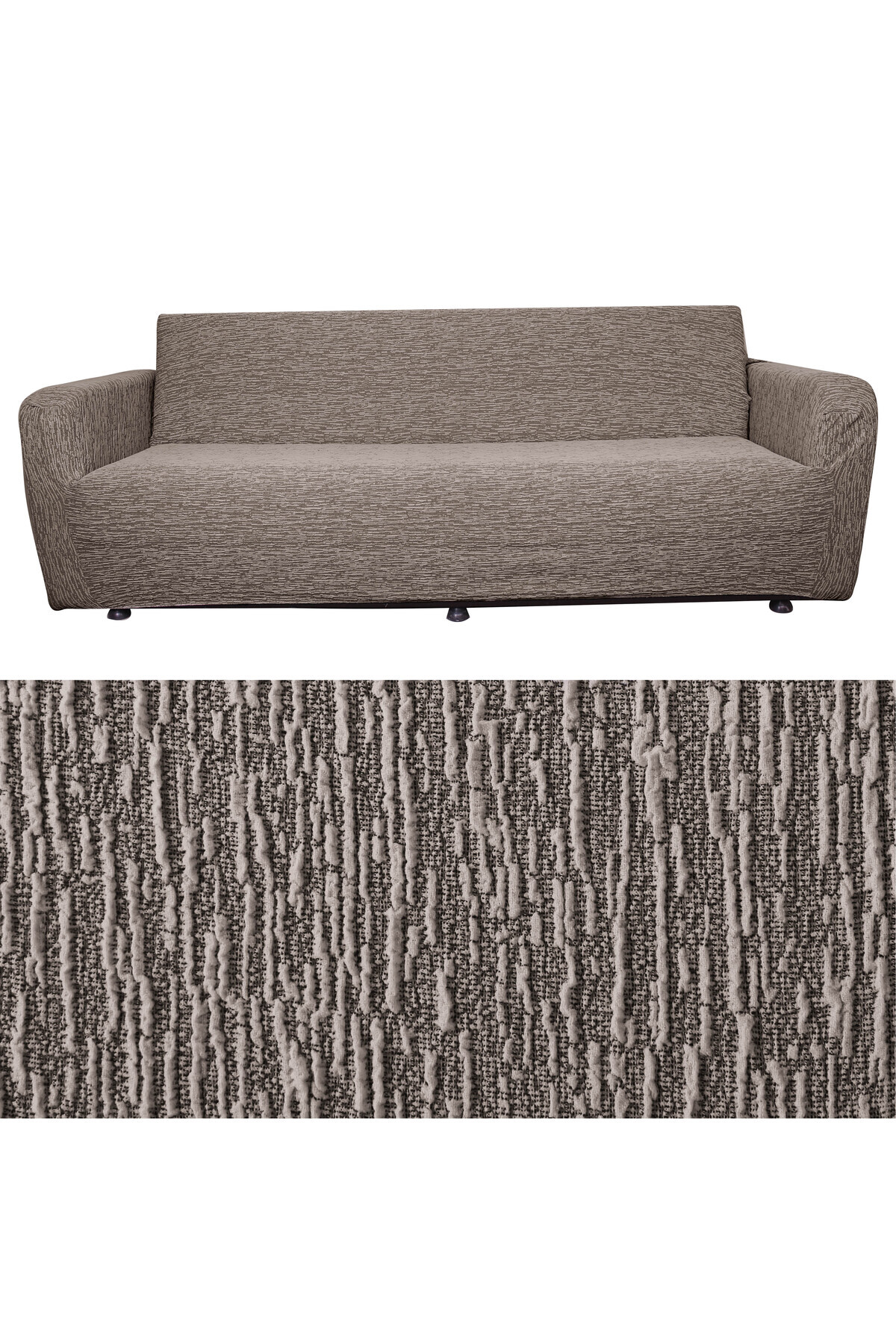 3 Person Jacquard Plain Pattern Elastic Sofa Cover Sofa Bed Seat Cover Stretch Flexible Sofa Cover