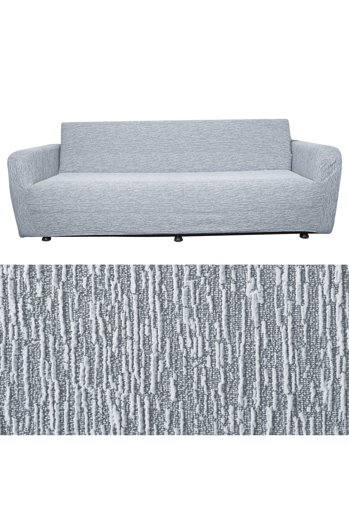 3 Person Jacquard Plain Pattern Elastic Sofa Cover Sofa Bed Seat Cover Stretch Flexible Sofa Cover