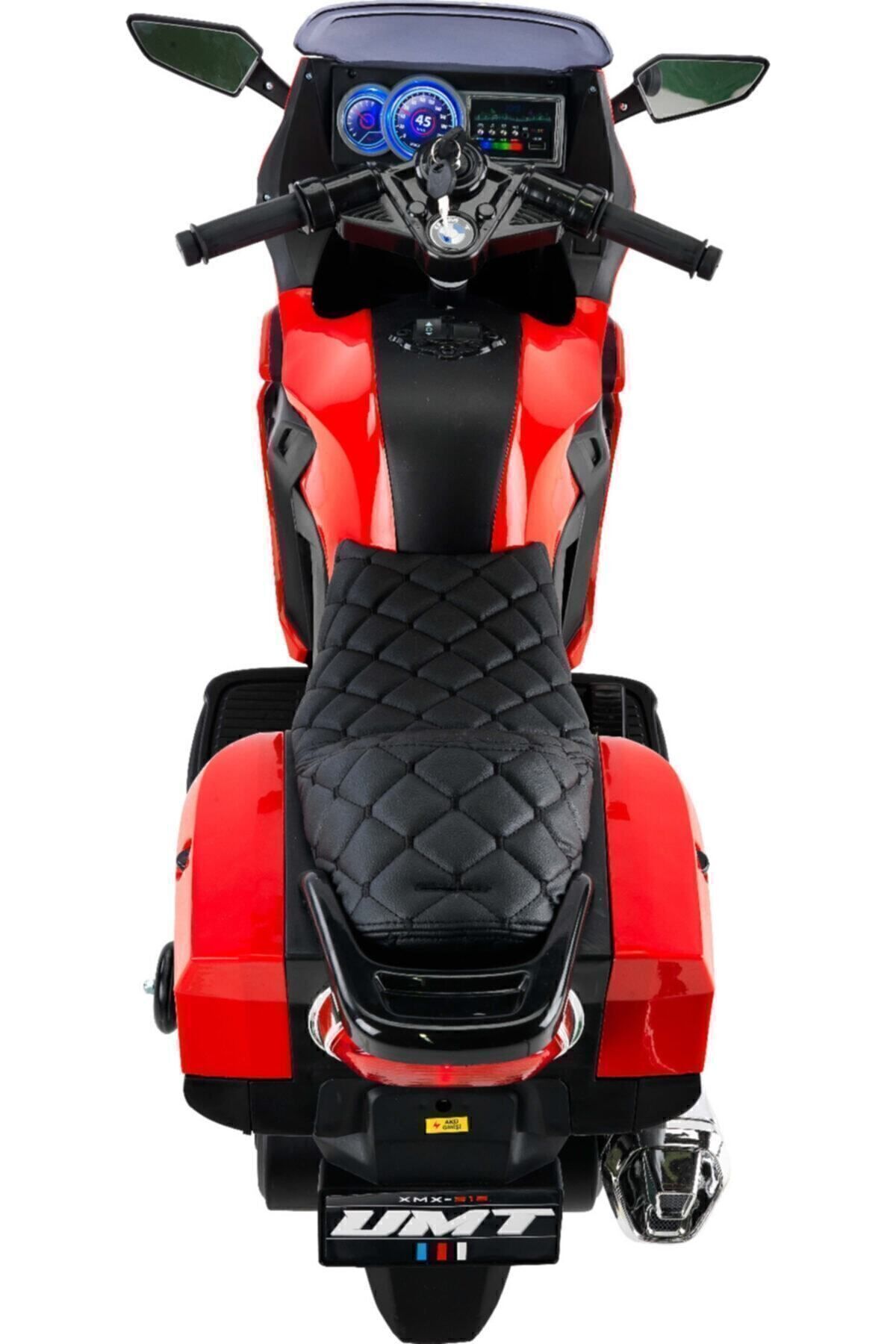 438 Xmx Akülü Motor 12 Volt Kırmızı