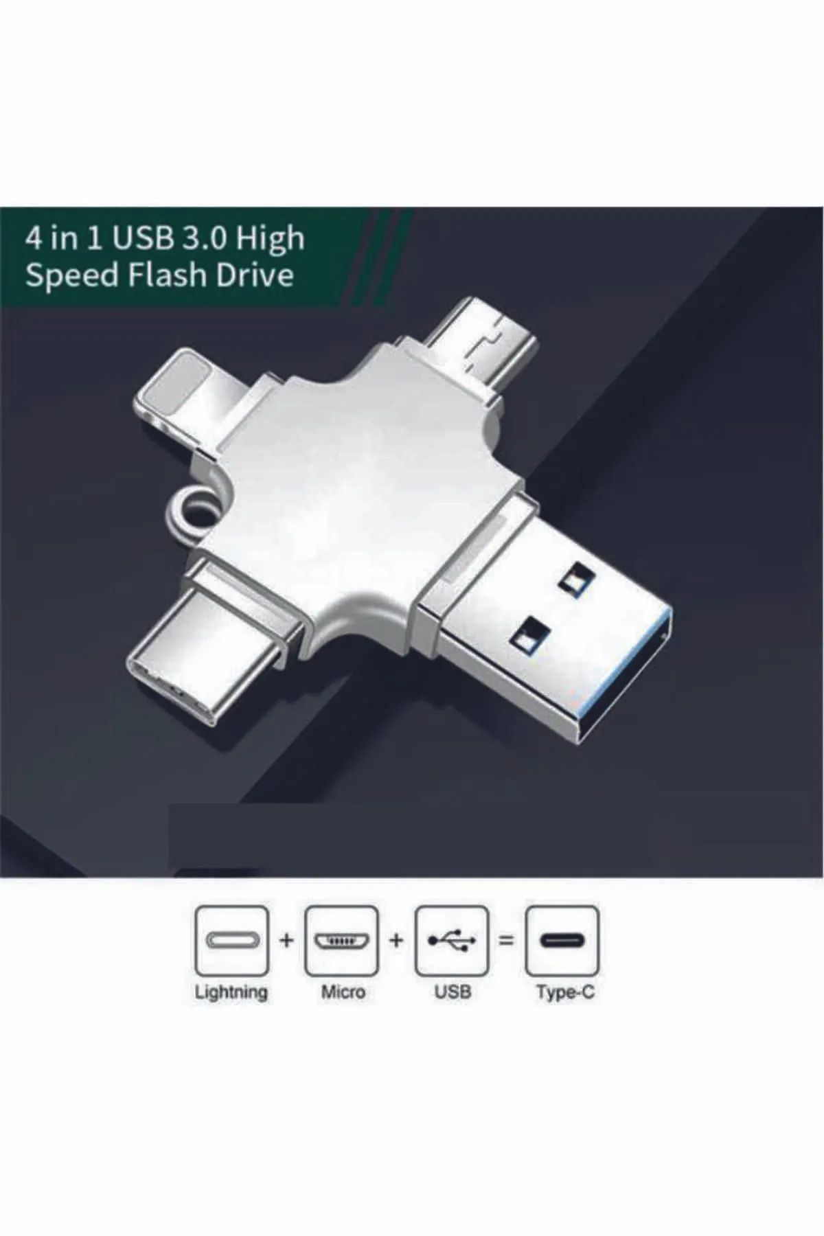 Golden Tech-USB 3.0 Otg 4 In 1 Flash Memory 2