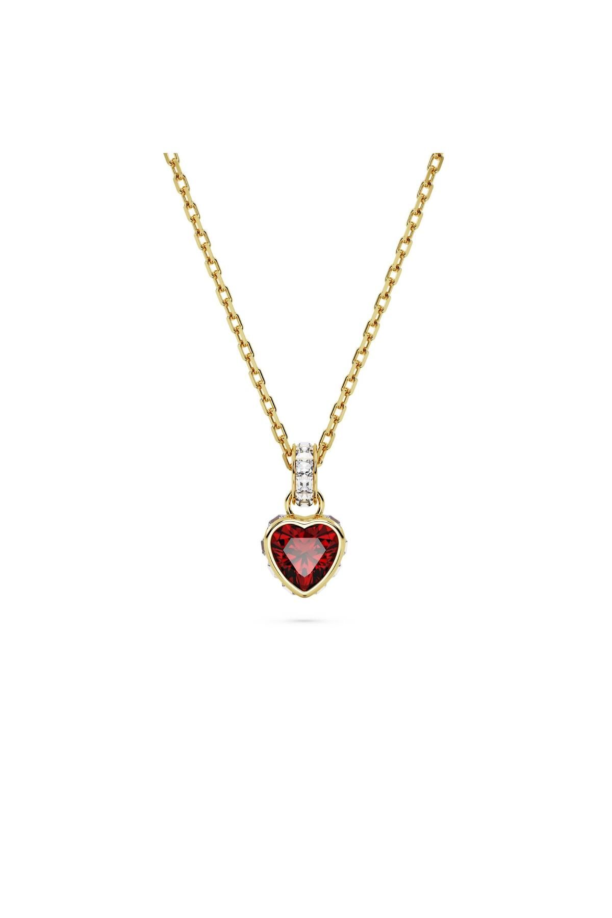 Swarovski 5648750 Kolye Stilla:pend Hrt Red/gos