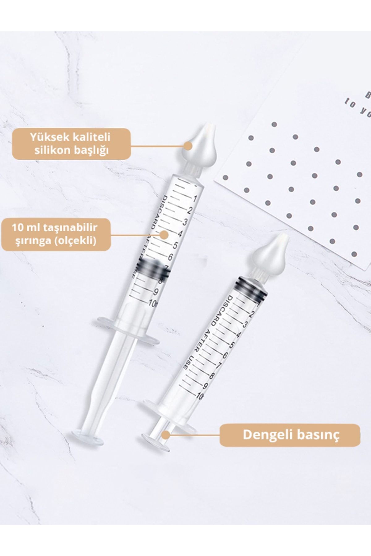 Kuki Bebek Burun Temizleme Şiringa 10 ml (2 ADET)