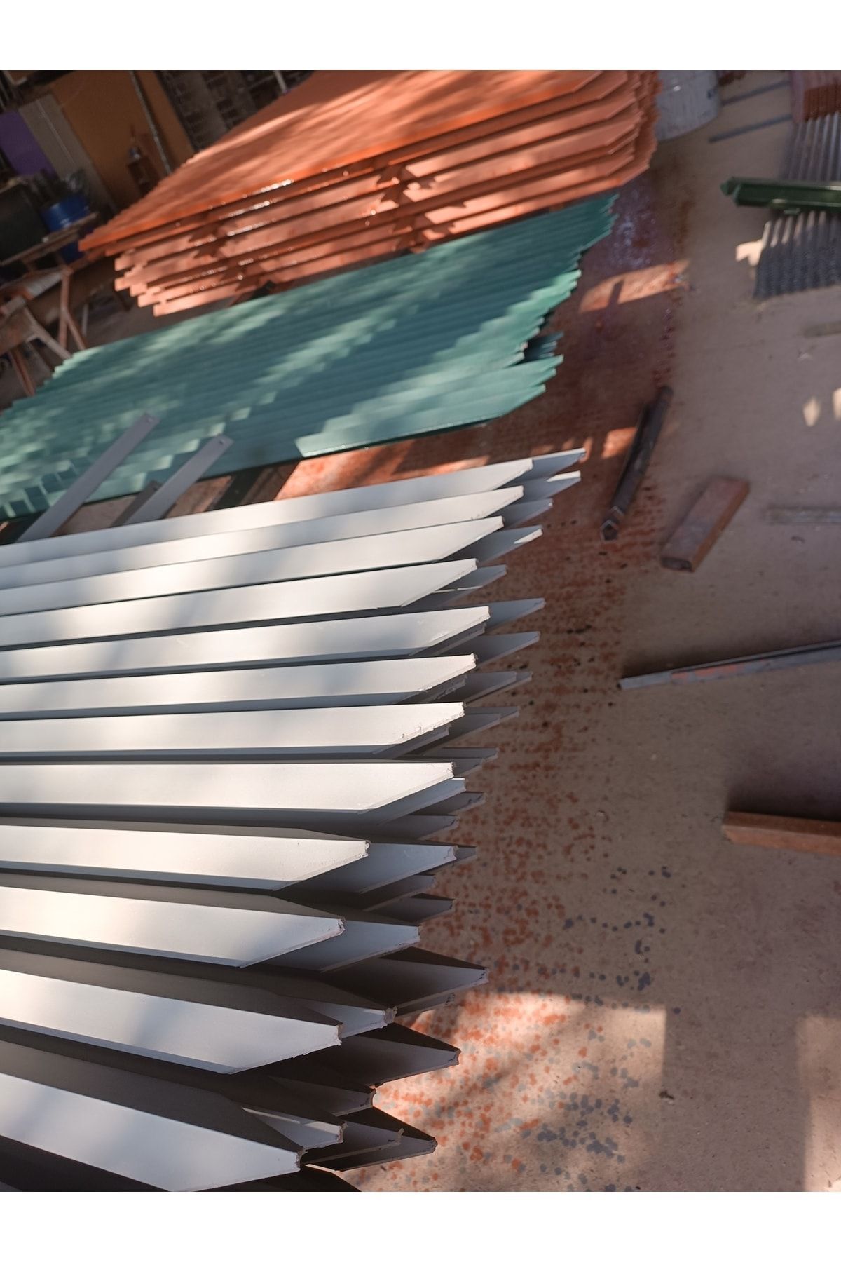 250cm 30*30*3mm Köşebent Bahçe Çit Direk 5