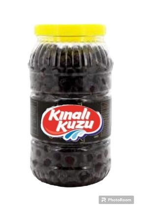 Kınalıkuzu Taş Baskı Az Tuzlu 201-240 Kb Iri Siyah Zeytin Pet Kavanoz 2 Kg