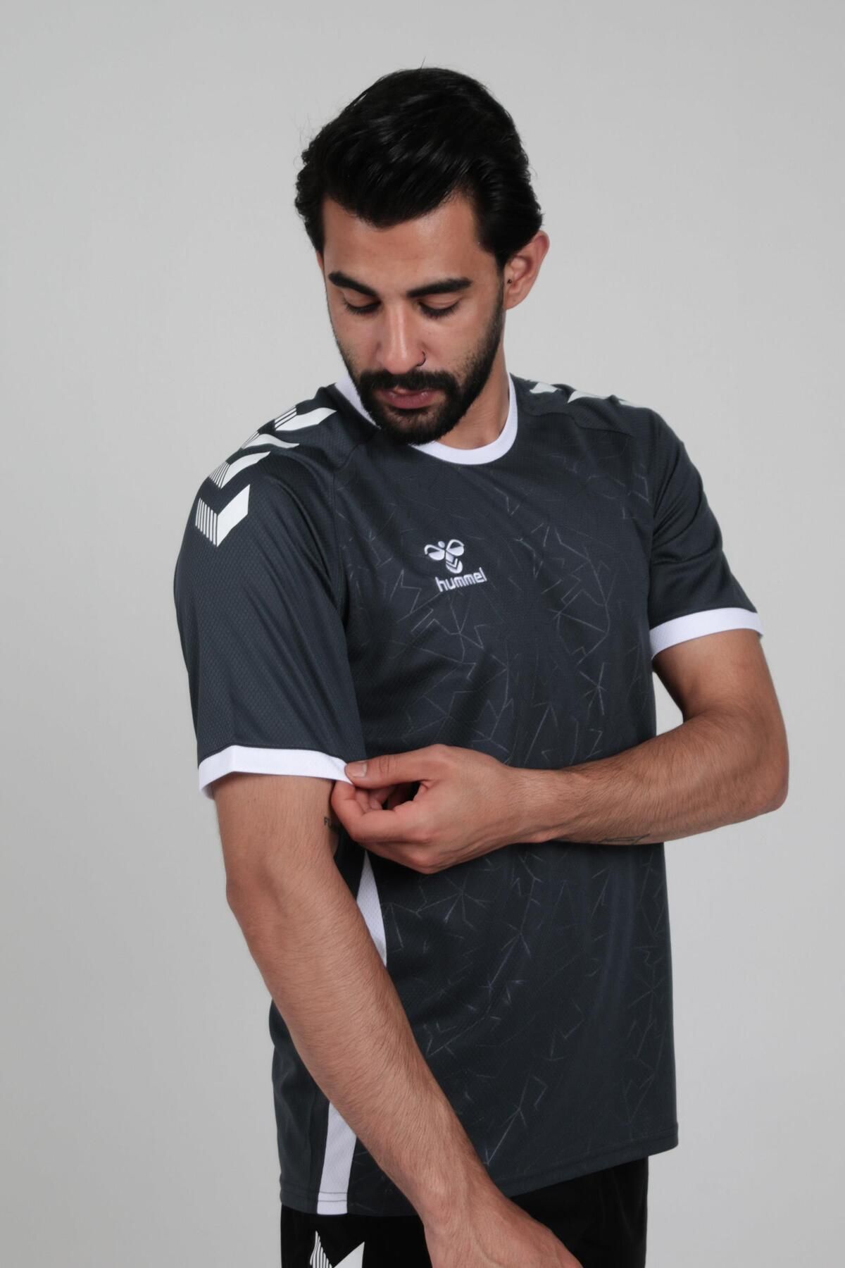 hummel Dream Antrenman Tişört Antrasit görsel 4