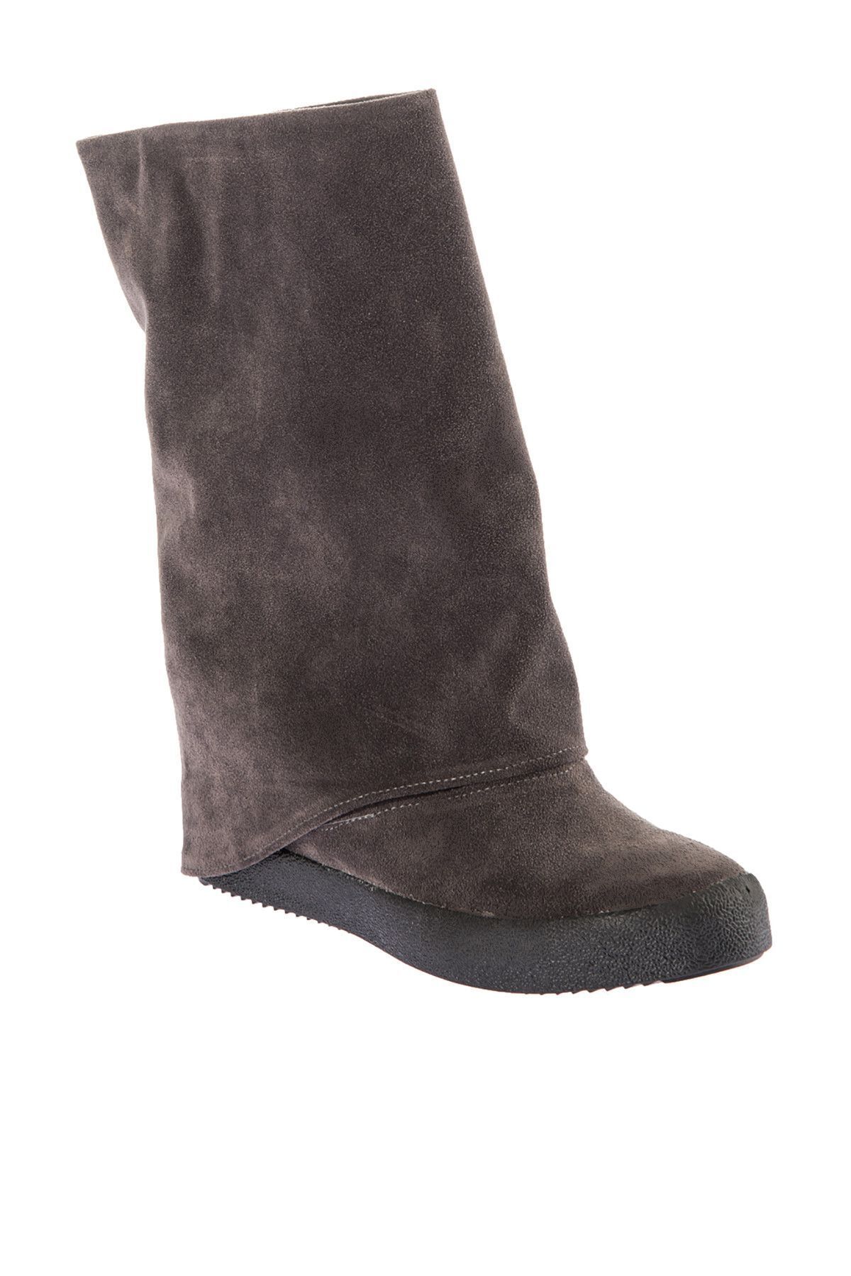 Fox Shoes-Šedé dámské boty C437454602 3