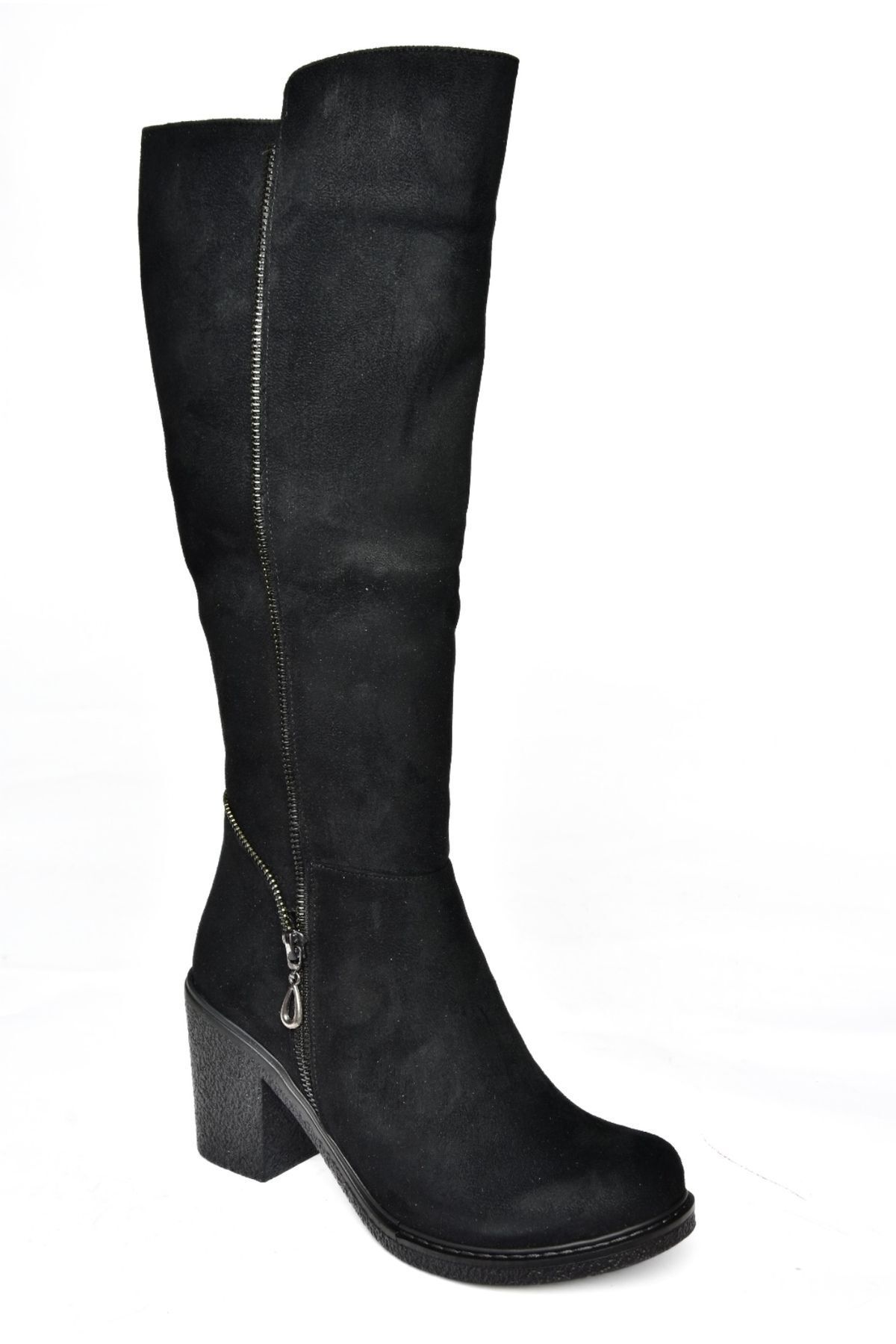 چکمه مشکی زنانه G674252002 اورجینال Fox Shoes
