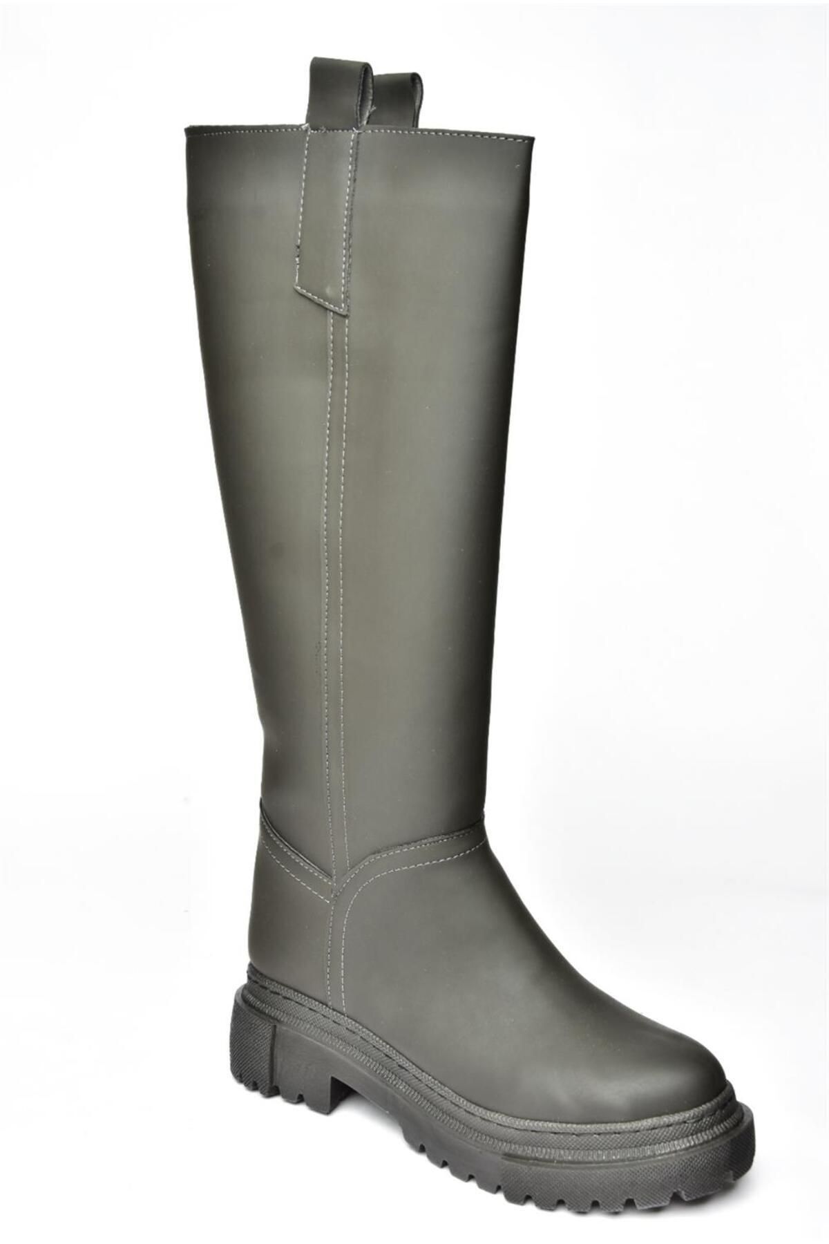 Fox Shoes-R973201109 Geräucherte Damenstiefel mit dicker Sohle 7