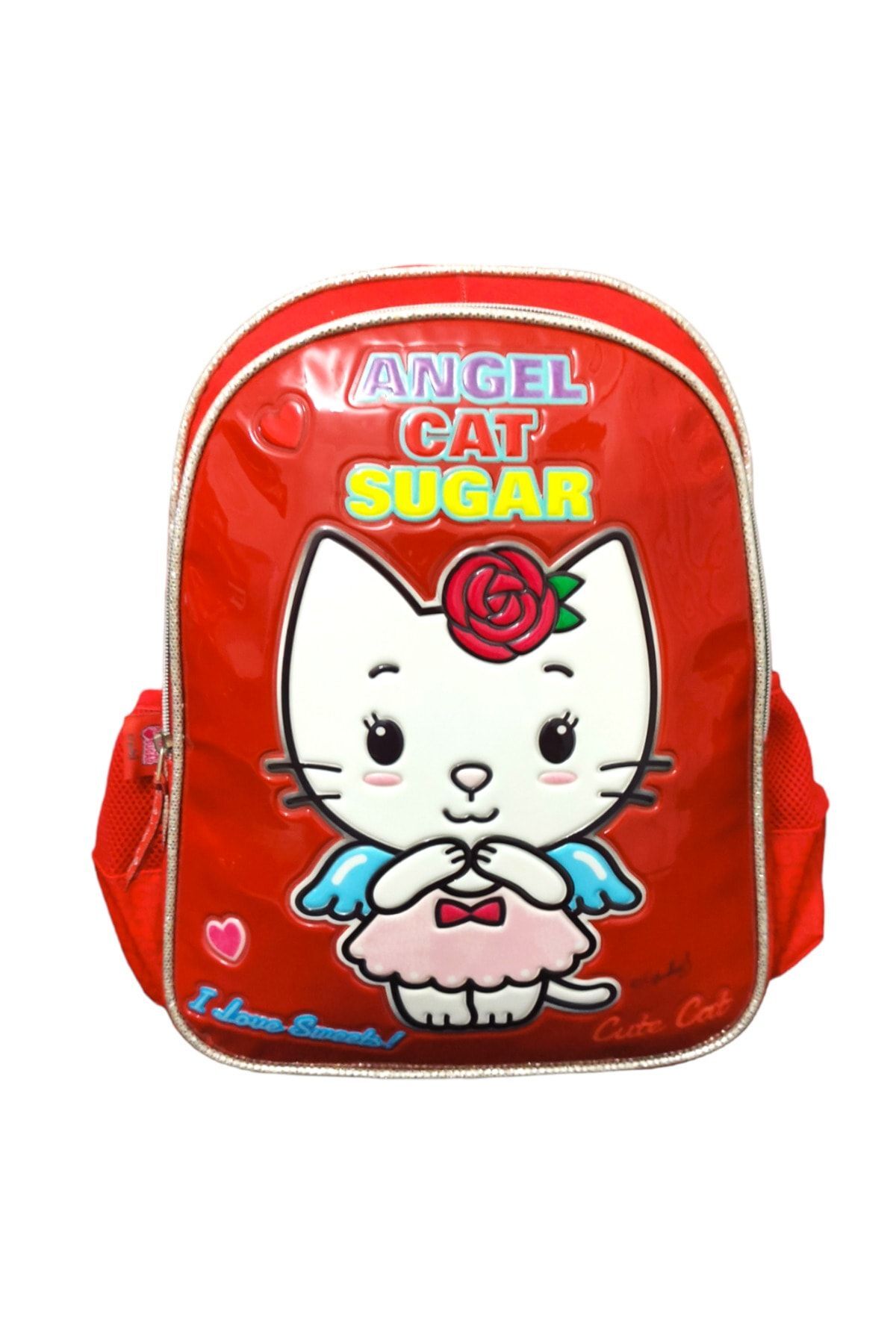 Angel Cat Sugar Girls Primary School Bag 23014 Red