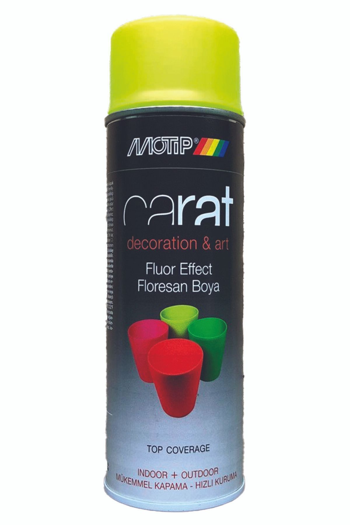 Motip Fosforlu Sarı Sprey Boya 400 ml 495724