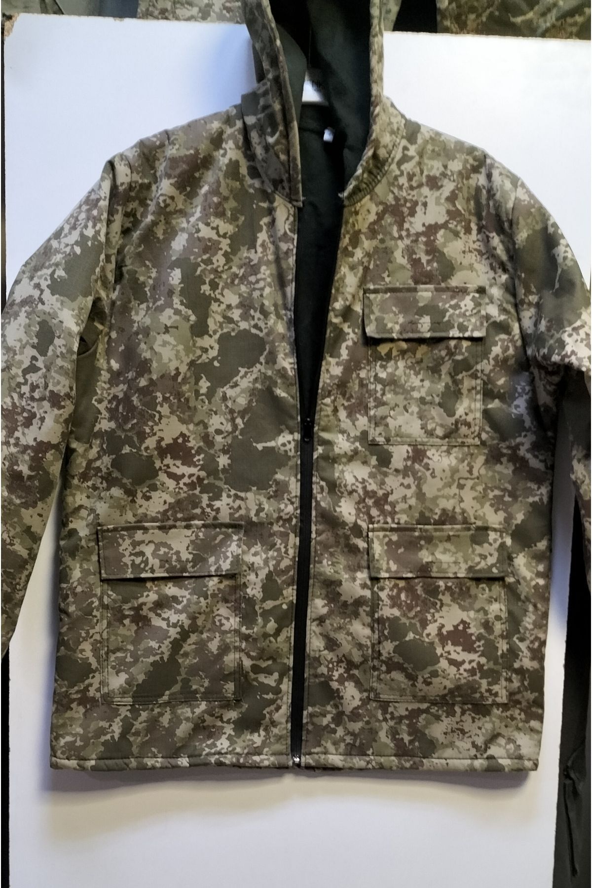 BeyzDenim K.kuvvetleri Nano Kamuflaj Avcı Ve Iş Için Kaban Mont
