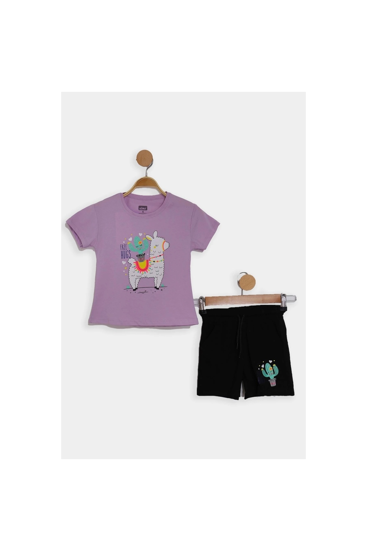 1-4 Years Old Shorts Set Lilac - 524114.1576.