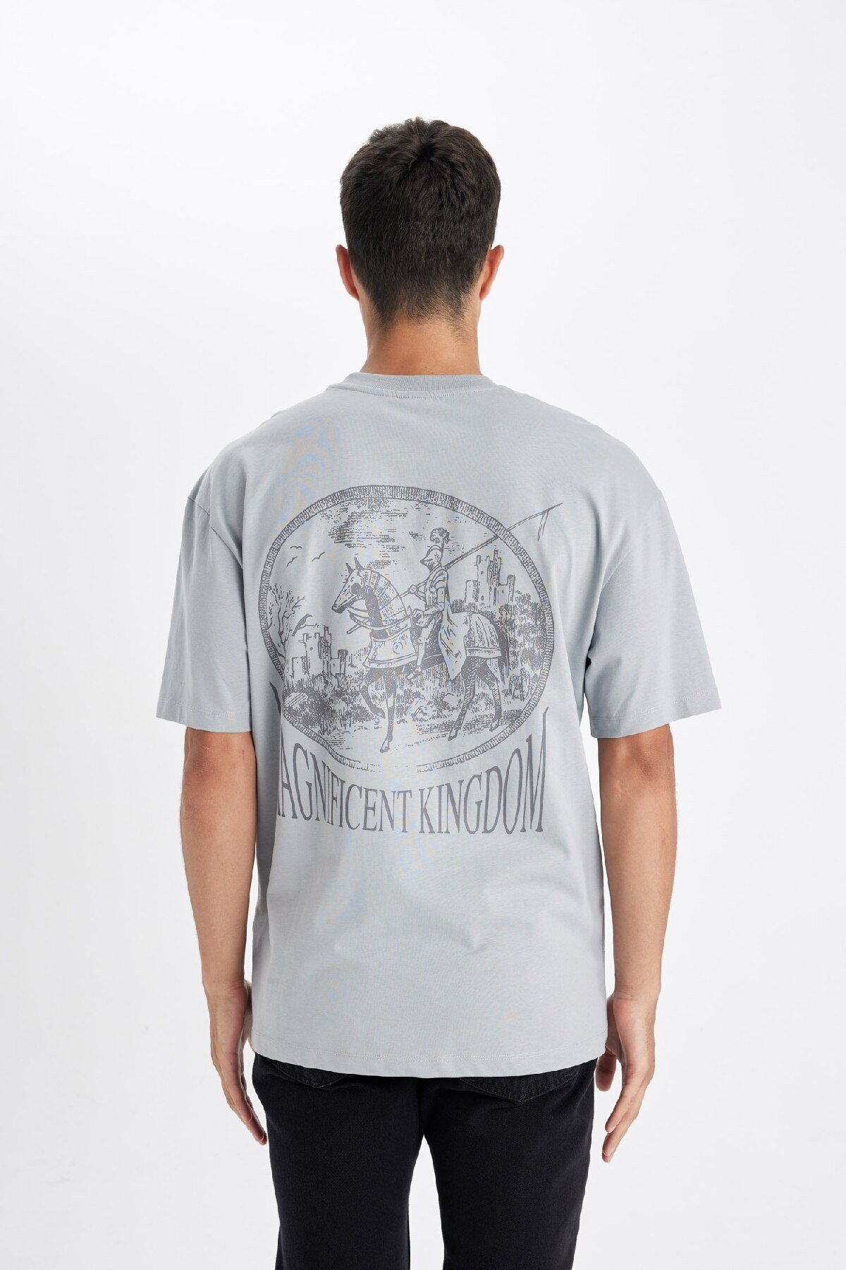 تی شرت مردانه دفاکتو | D4909AX24AU Defacto - Image 7