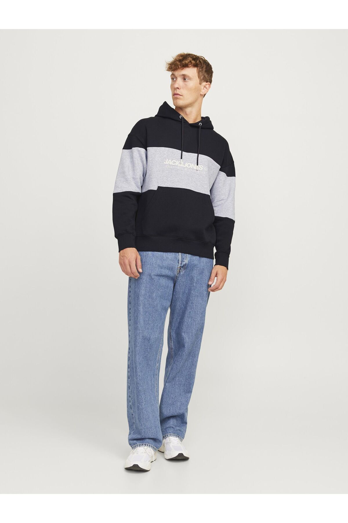 پلیور مردانه طرح دار آستین بلند | جک اند جونز Jack & Jones 12256590 - تصویر 4