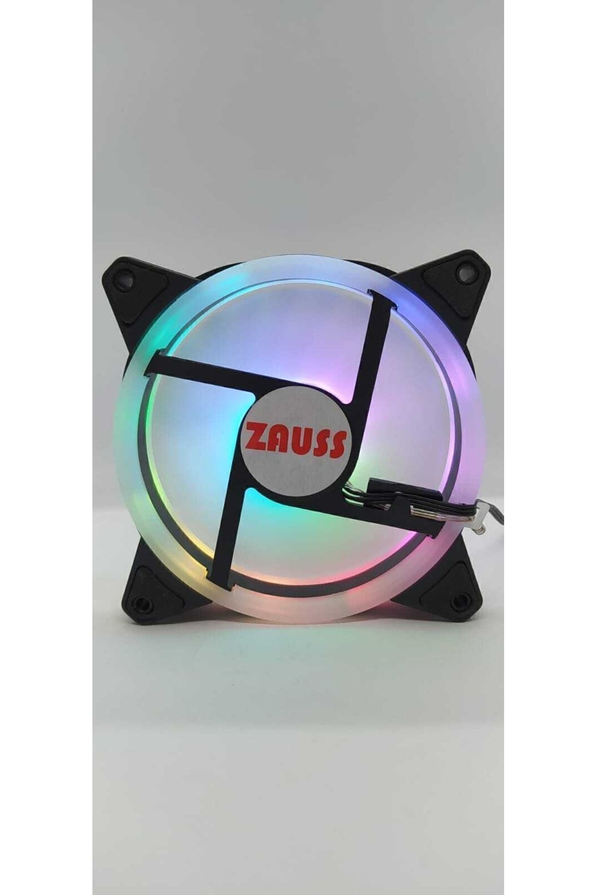 Içi Ve Dışı Hareketli Yanan Rainbow Rgb Kasa Mining Fanı 12cm Renkli Gökkuşağı Fanı 0.3a 2