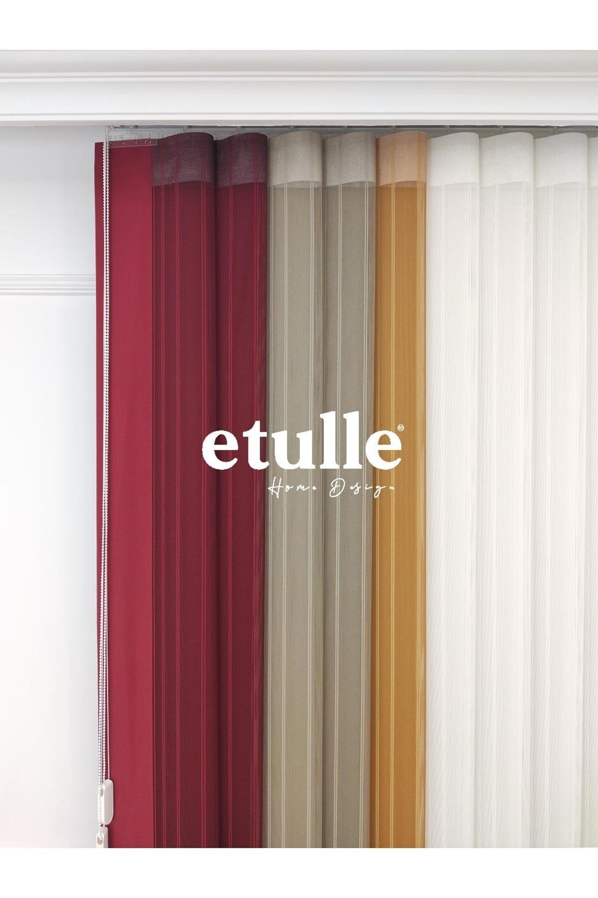 Etulle-Tequila - New Generation Smart Vertical Tulle Zebra Curtain 4