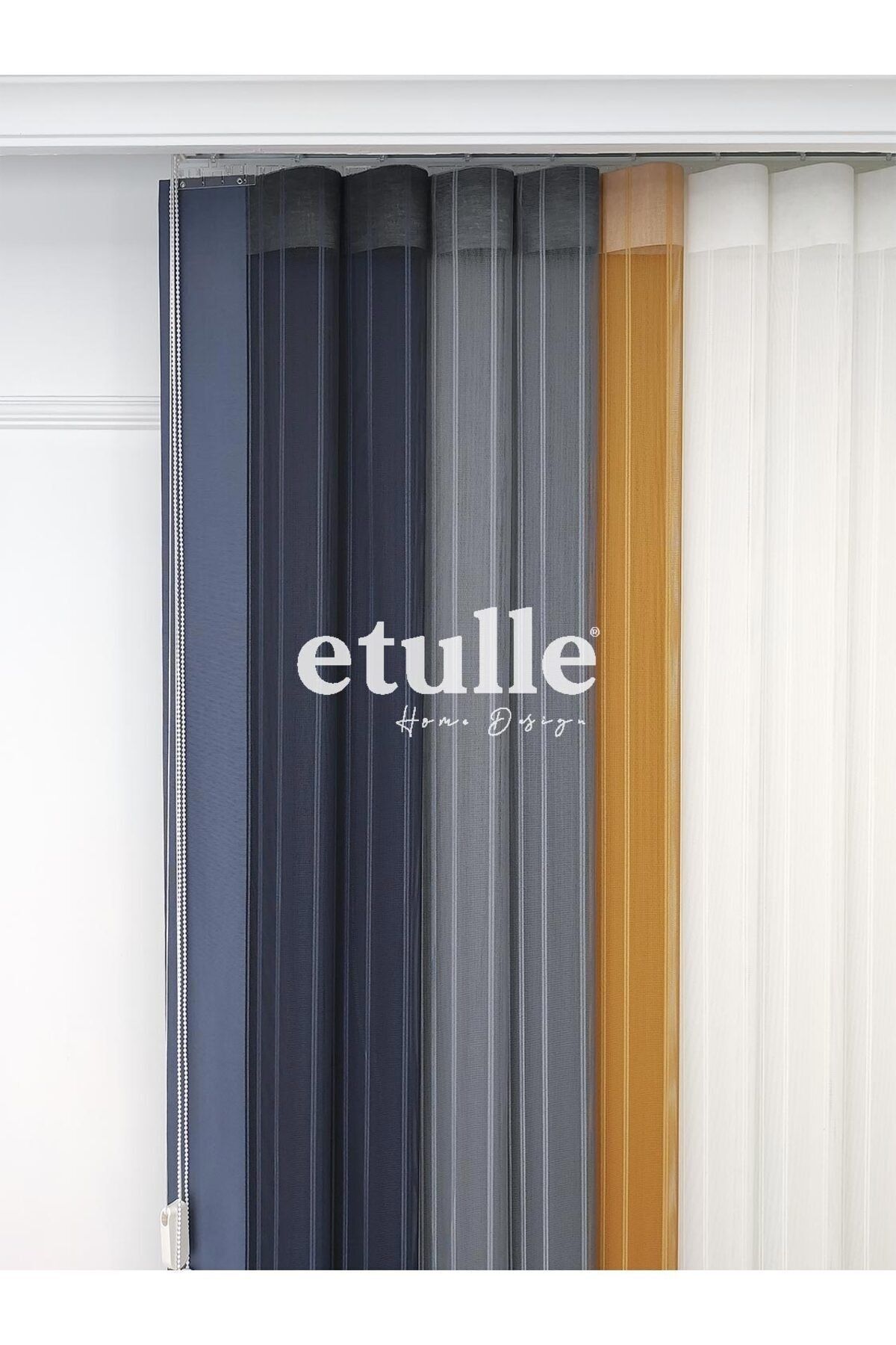 Etulle-Cosmos - New Generation Smart Vertical Tulle Zebra Curtain 4