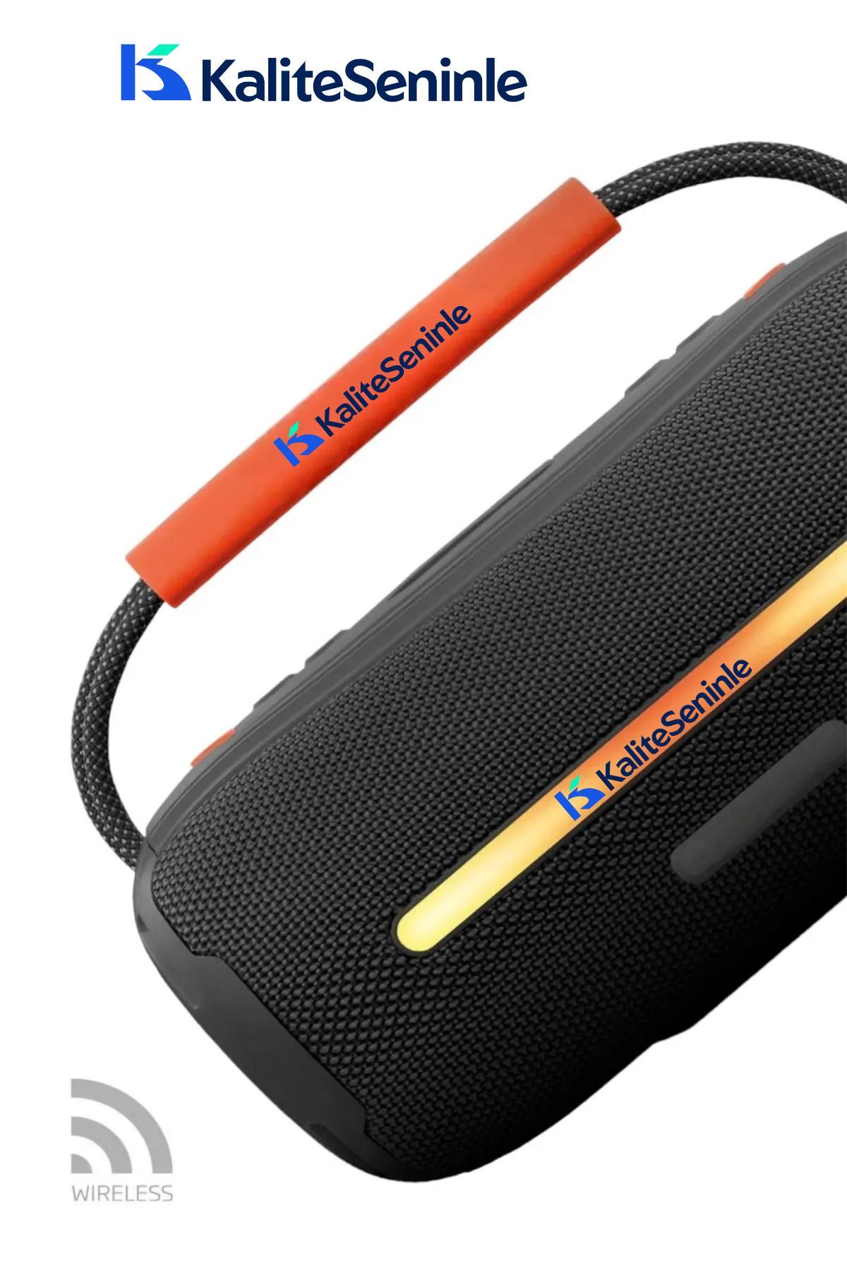Soundbass Yüksek Ses Bluetooth Hoparlör Ios Android Çift Bass Suya Ve Toza Dayanıklı 6
