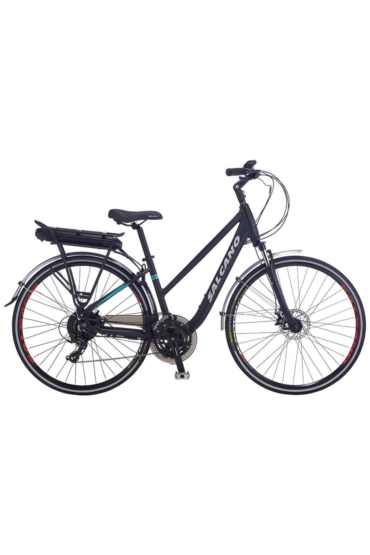 Salcano Serenity 1 Unisex Bafang 250 Watt Elektrikli Bisiklet Siyah Kırmızı