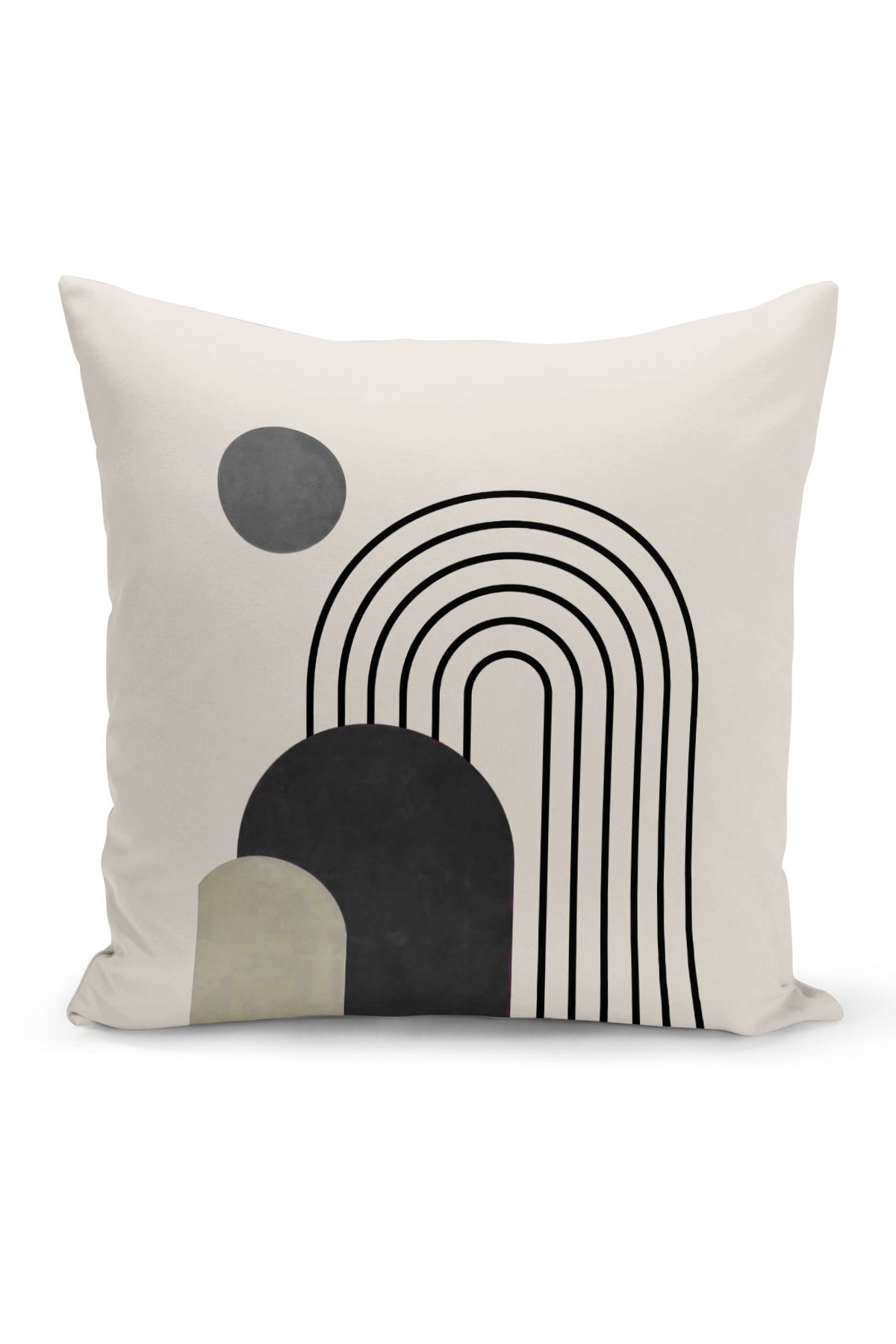 Bertille Home-Series Minimalist Digital Printed Double Sided Throw Pillow Cover 1