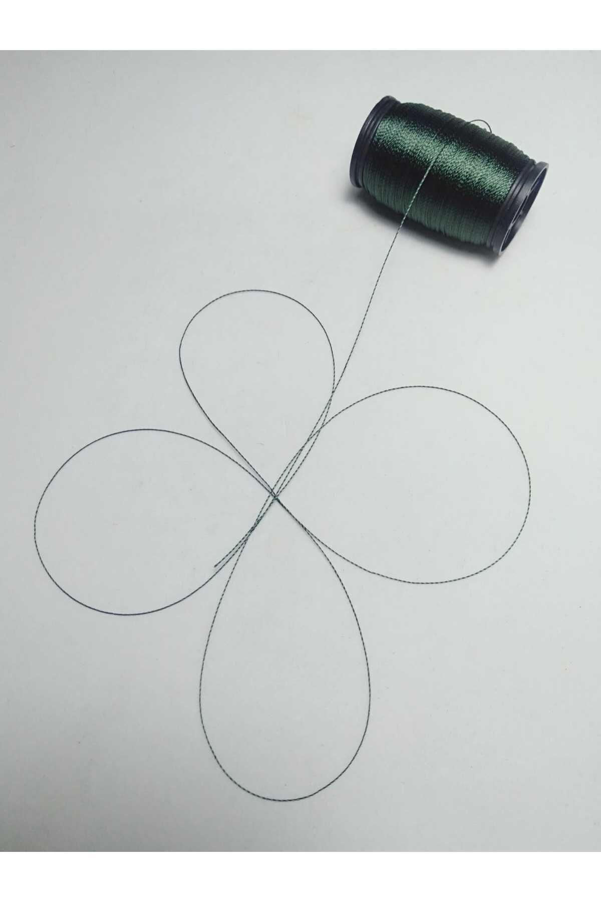 0.2 Mm 30 Metre Tesbih Koyu Yeşil Renk ( En Ince Tesbih Ipi )