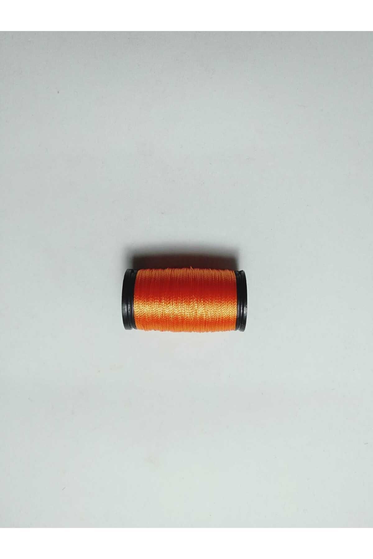0.2 Mm 60 Metre Tesbih Ipi Turuncu Renk ( En Ince Tesbih Ipi ) ( Kolye Ipi Kolye Için Uygundur )