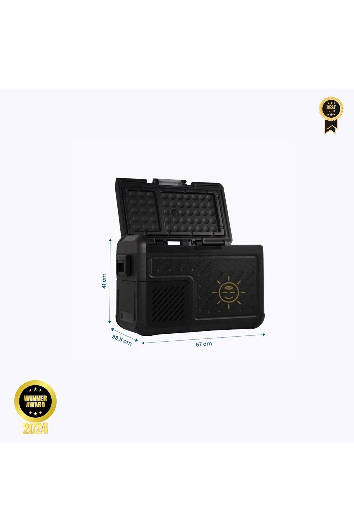 COOL LİFE 35 Litre Siyah 12/24 Volt Taşınabilir Buzdolabı