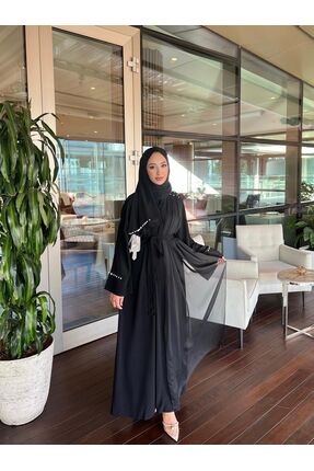 BYAYSEKORKUT Taşlı abaya