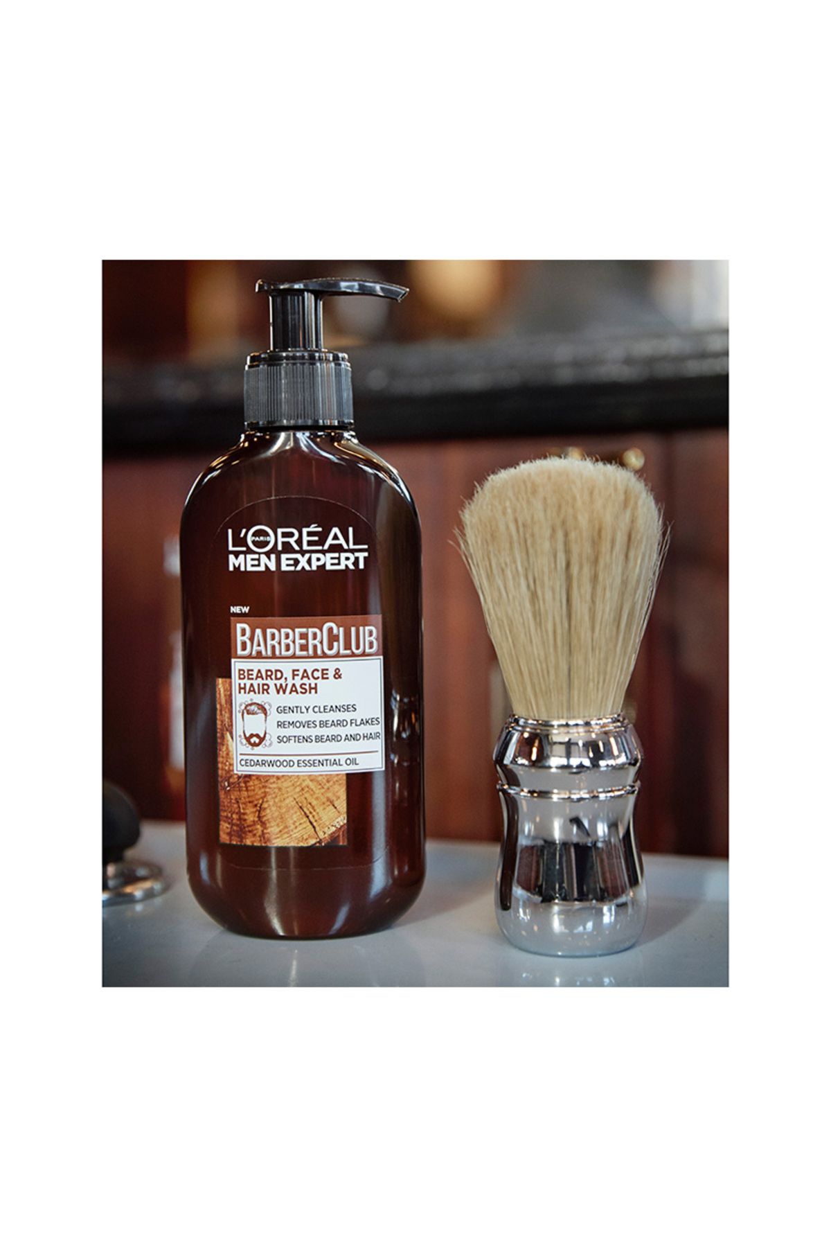 L'Oreal Paris Men Expert-Barber Club 3 In 1 - 200ml Beard, Face and Hair Washing Gel 5