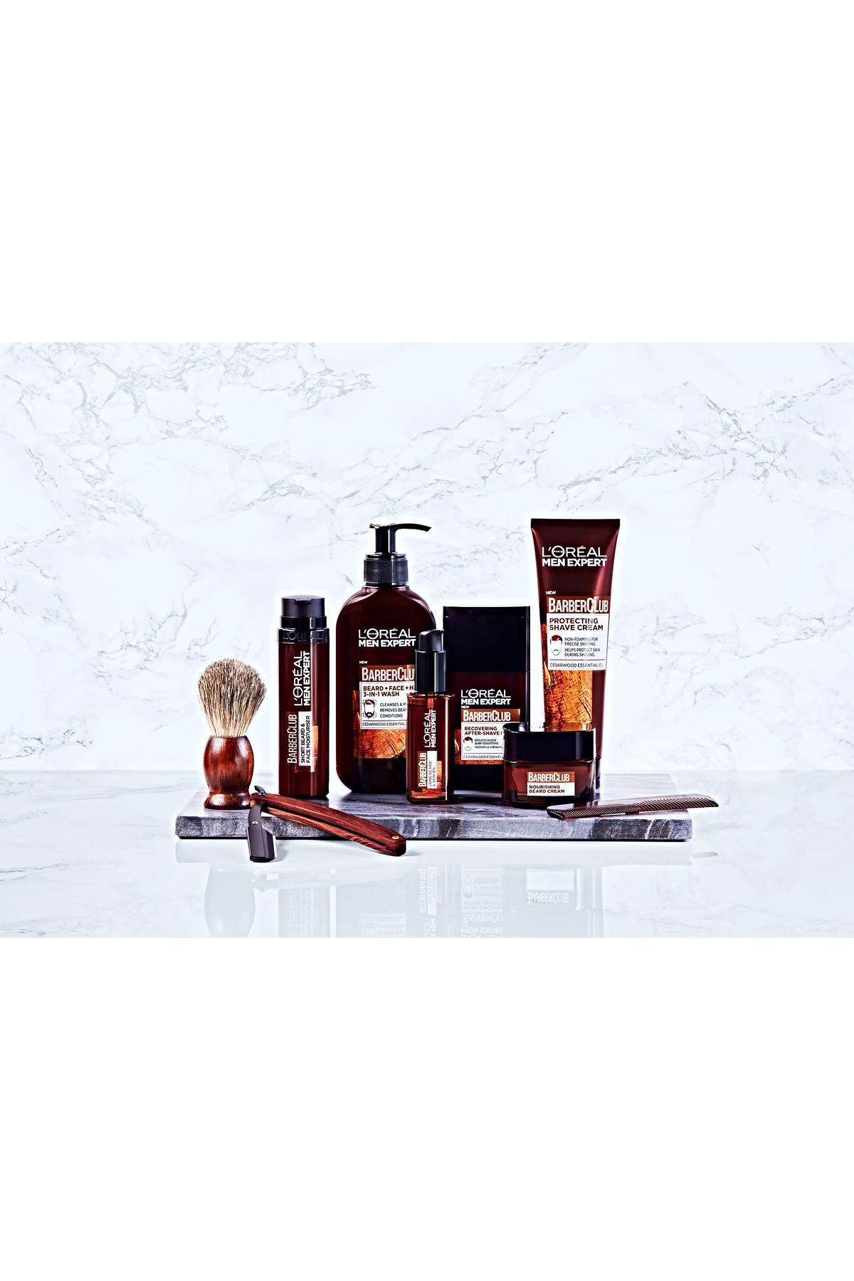 L'Oreal Paris Men Expert-Barber Club 3 In 1 - 200ml Beard, Face and Hair Washing Gel 7