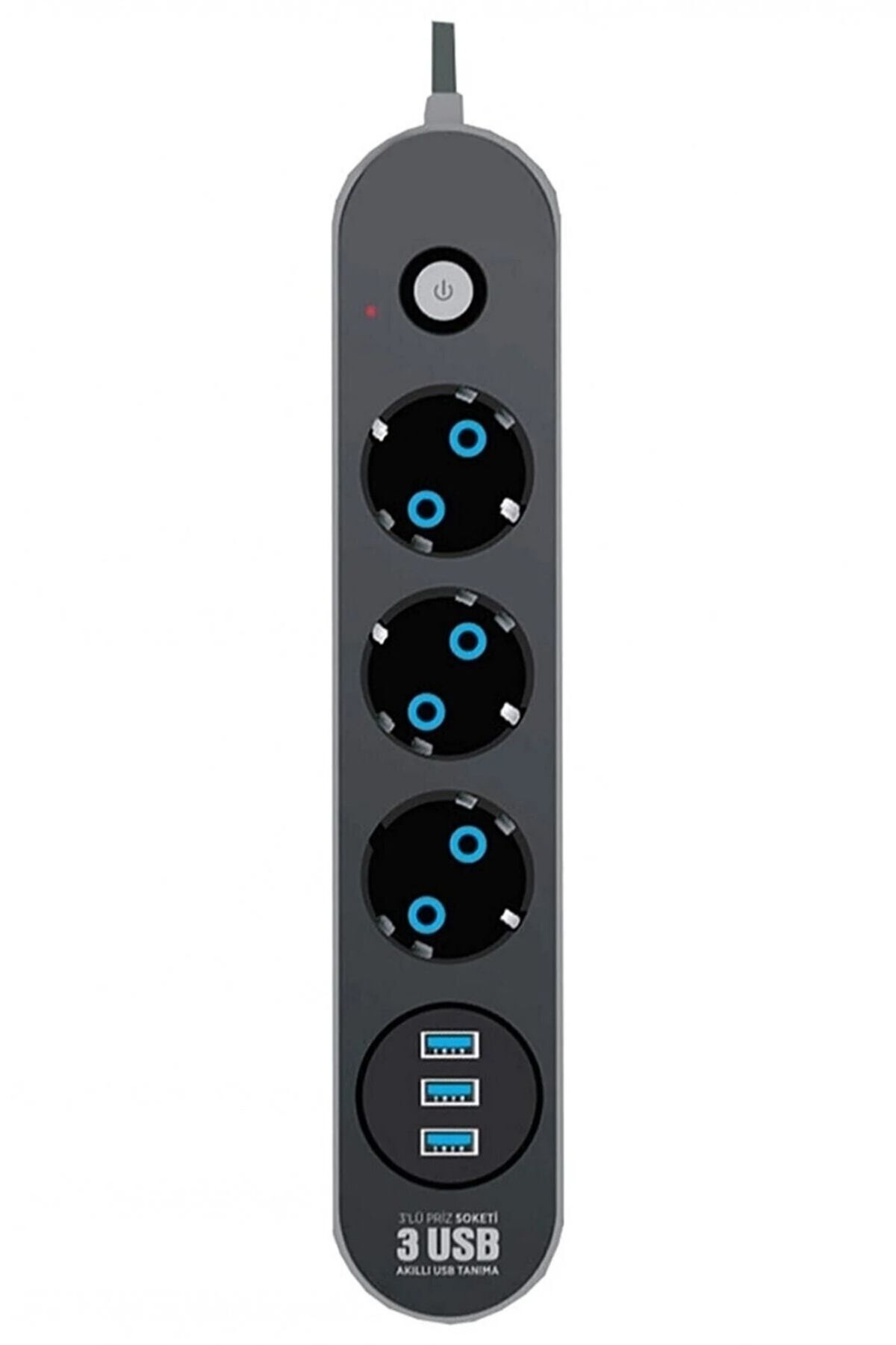 3x Group Socket and 3x USB Charging Outlets with Current Protection
