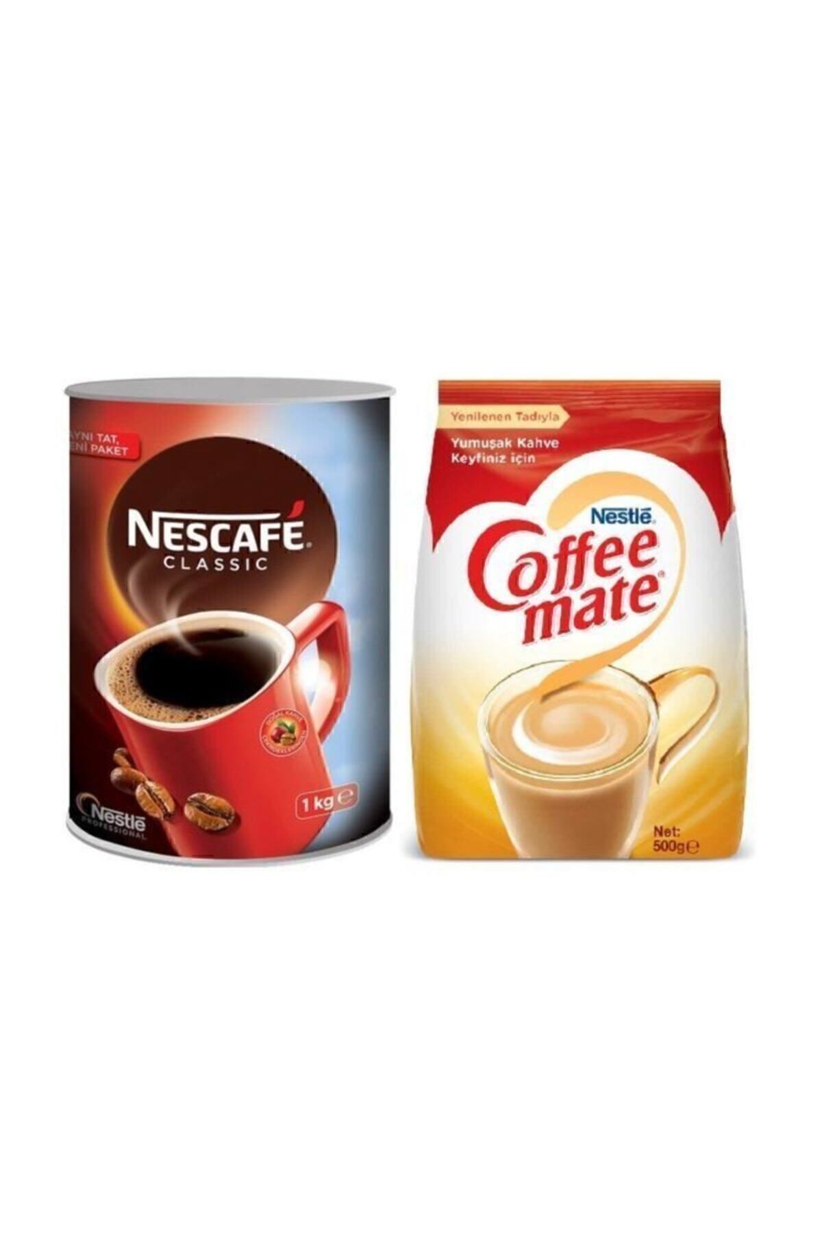 Nescafe-1 كيلو قهوة كلاسيكية + 500 جرام نستله كوفي ميت 1