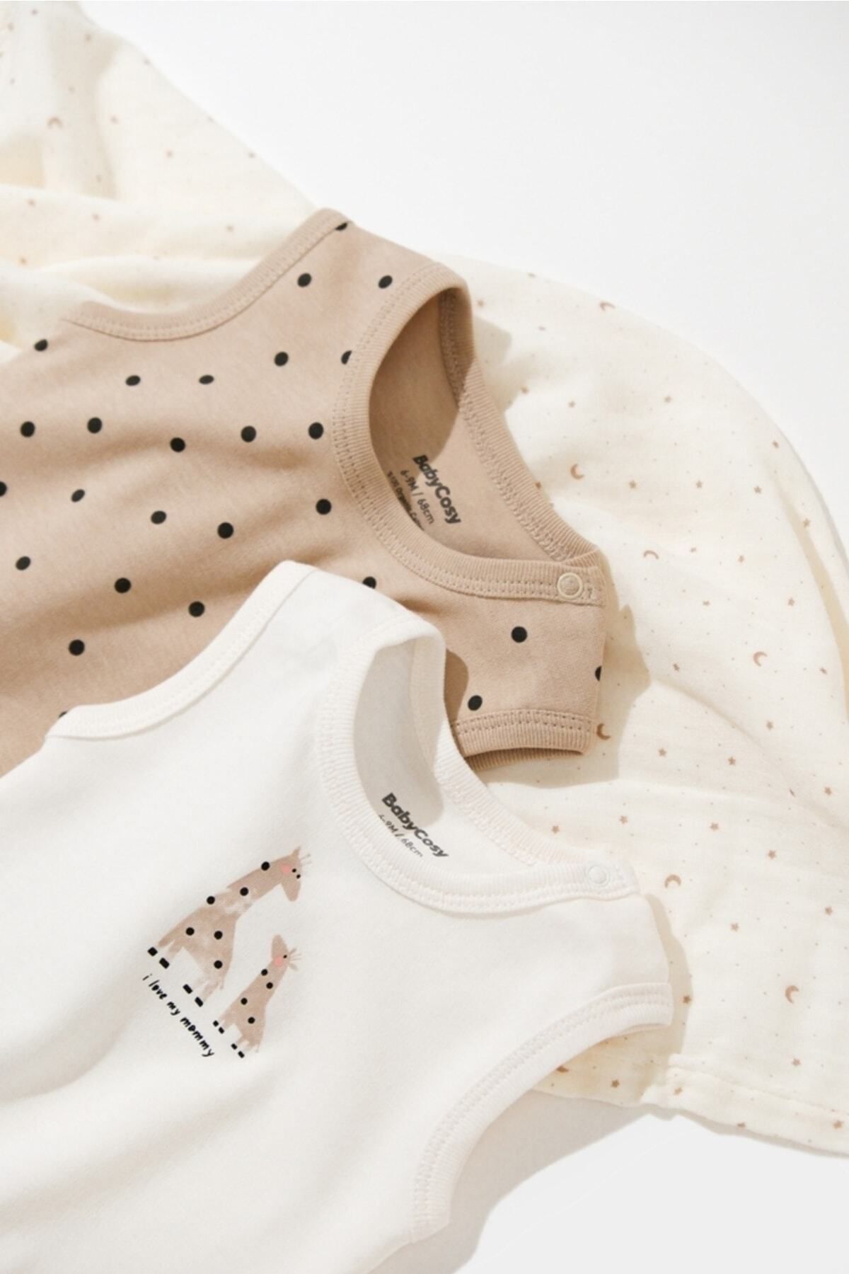 بادی نوزادی پسرانه – دخترانه اکرو BabyCosy | csy5705 اورجینال - تصویر 2