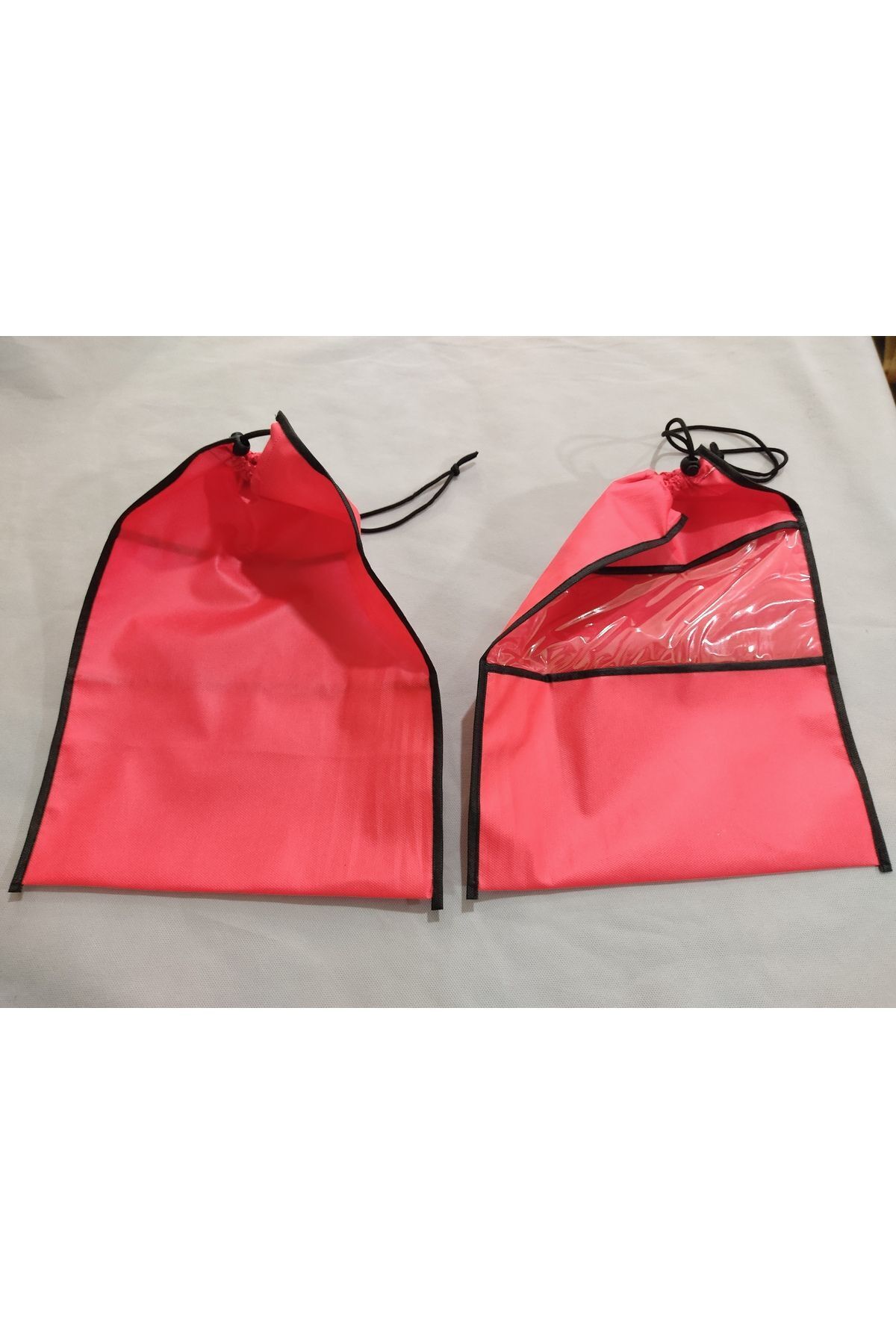 Ayakkabı torbası, Şeffaf Pencereli, saklama, koruyucu kılıf, seyahat için çamaşır torbası 5 ad.