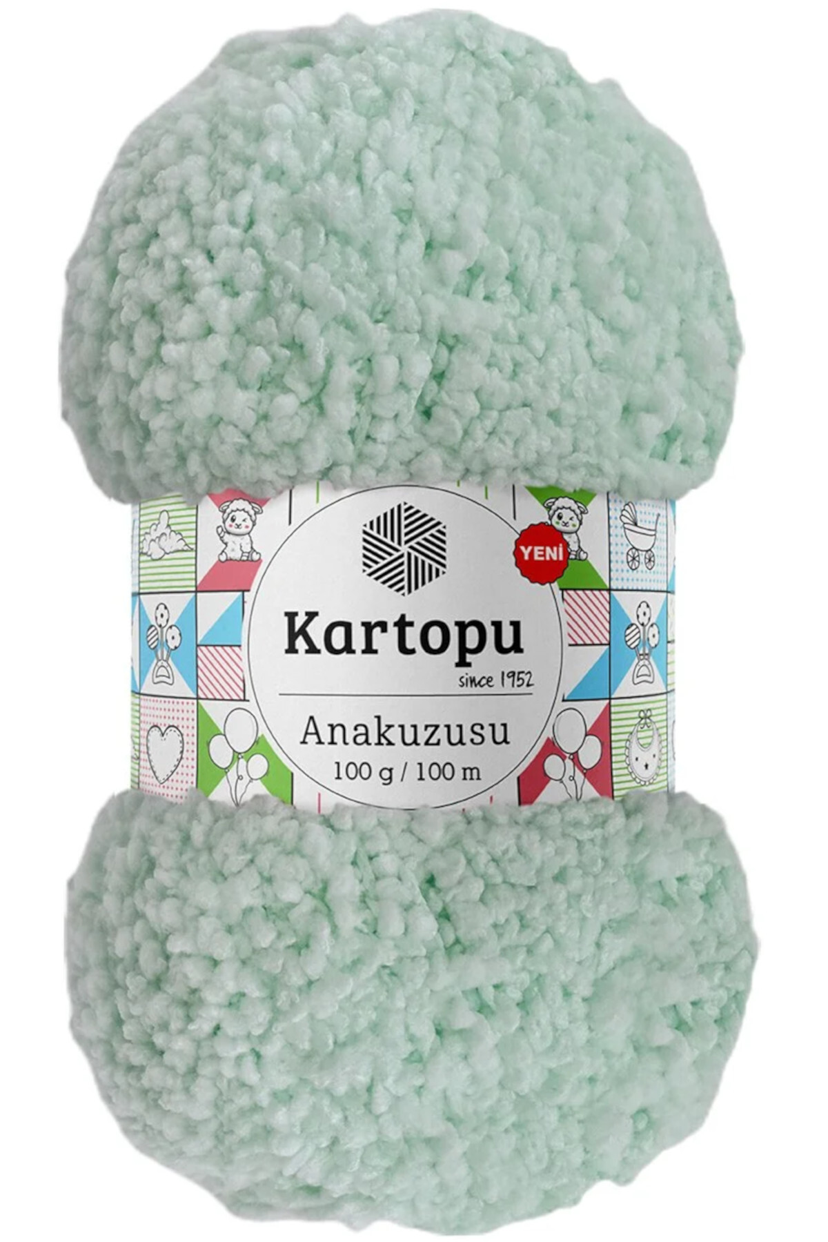 Anacus 100% Polyester Hand Knitting Yarn K560 Nile Green