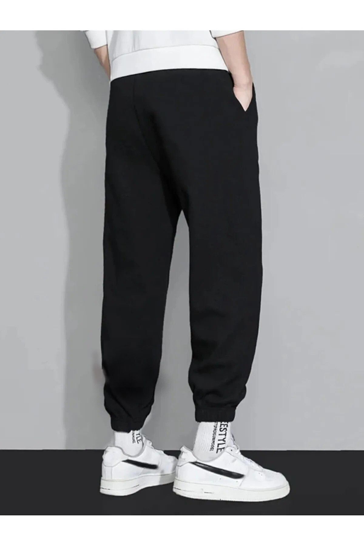 DAXİS Sportwear Company Unisex Baskılı Büyük Beden Jogger Eşofman Altı görsel 2