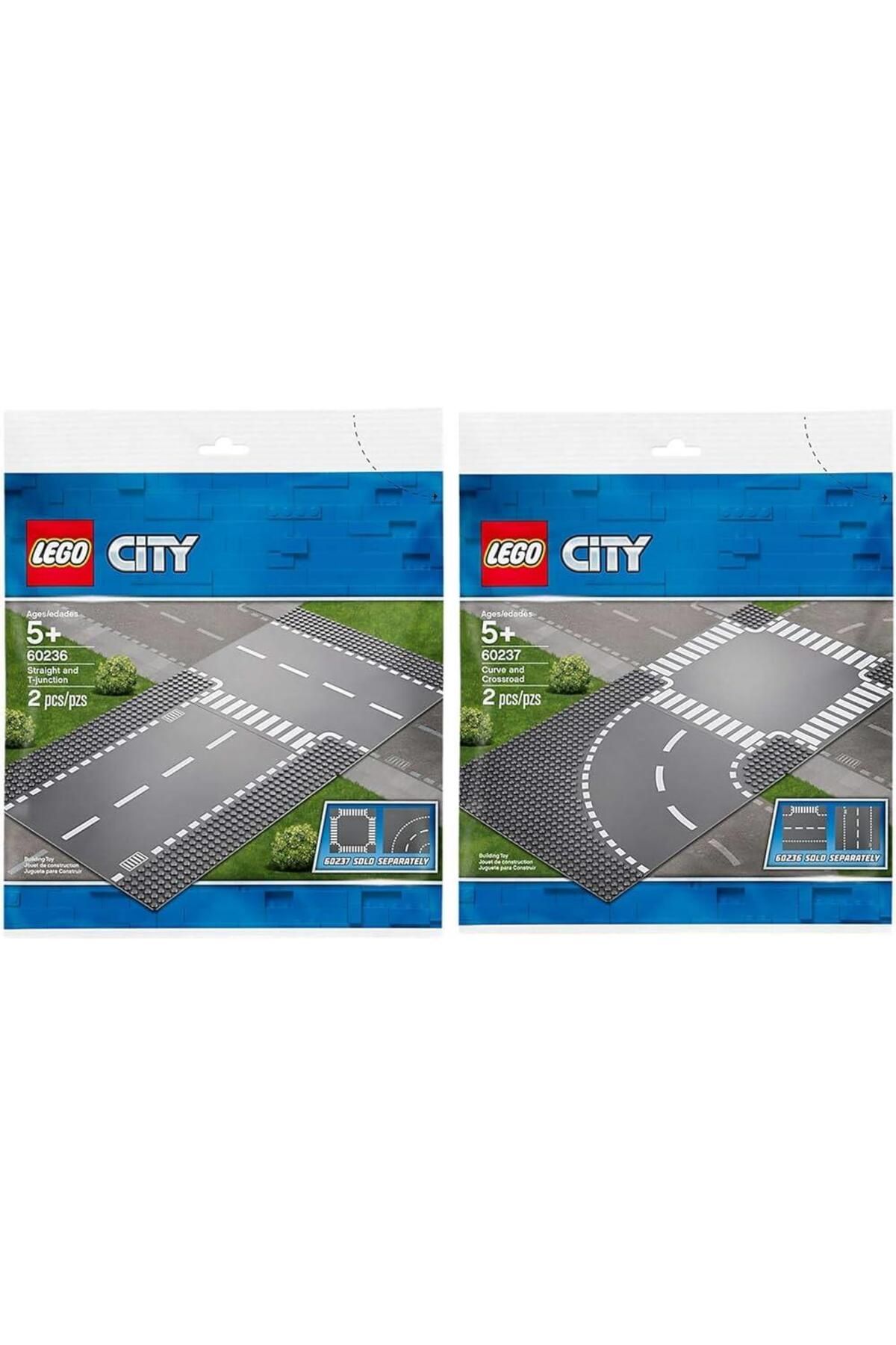 LEGO City 60236 Straight and T Junction City 60237 Curves and Crossroad Fiyat Yorumlar Trendyol