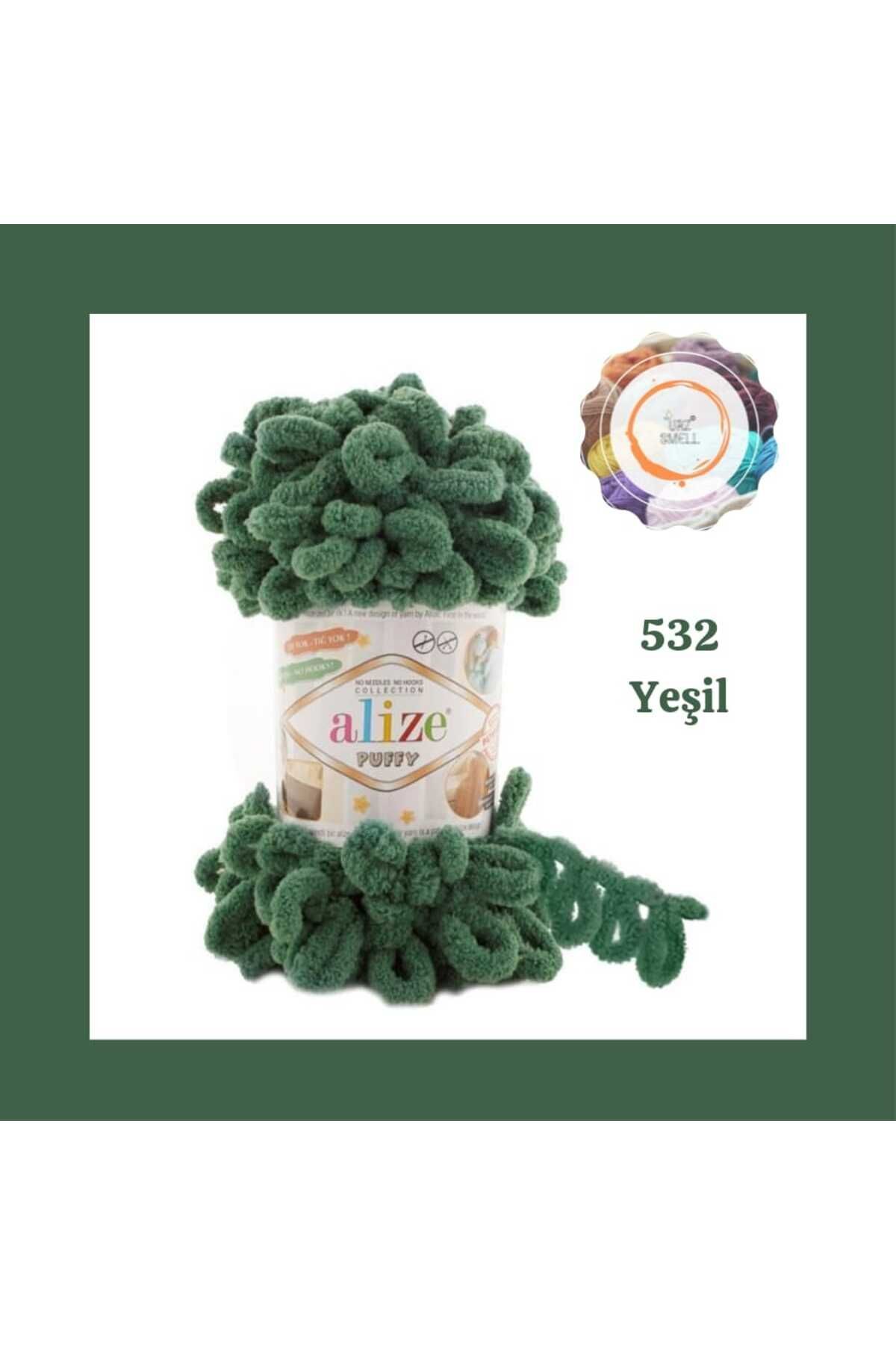 Puffy El Örgü Ipliği Büyük Ilmek (Tekli ) - 100 Gr. 9 Mt. Parmak Ipi, Battaniye Ipi - 1