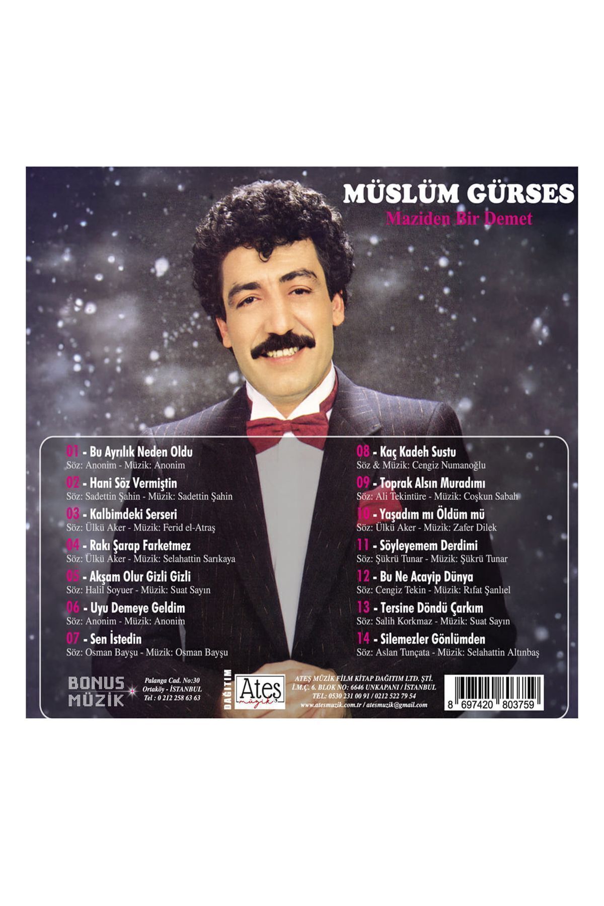 Bonus Müzik-Müslüm Gürses - a Bunch from the Mazen (Cd) 2
