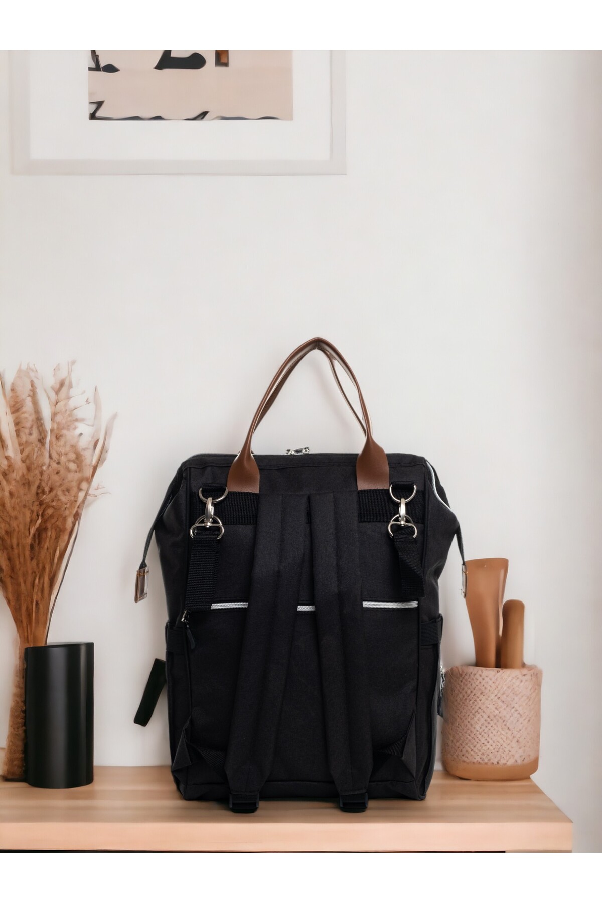 Bombinoo 6’LI BEBEK DOĞUM SETİ(HASTANE ÇIKIŞ,ANNE&BEBEK BAKIM OMUZ VE SIRT ÇANTASI,BATTANİYE,ÇORAP VE MENDİL) fotoğrafı 5 (önizleme)