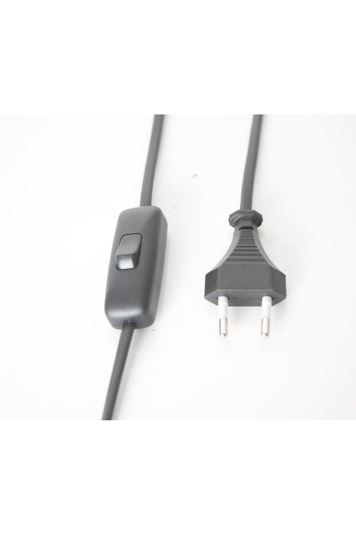ABAJOUR Arapuar Anahtarlı ve Fişli Abajur - Lambader Kablosu SİYAH( 1,5 MT)