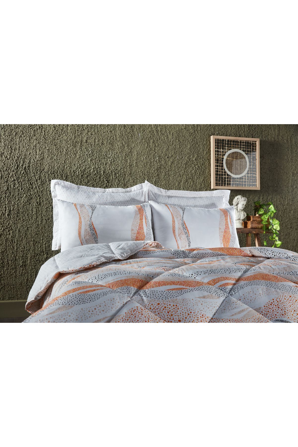 ست خواب دو نفره  نارنجی Doqu Home | 2Q9CMFPLCT0020099 اورجینال - تصویر 5