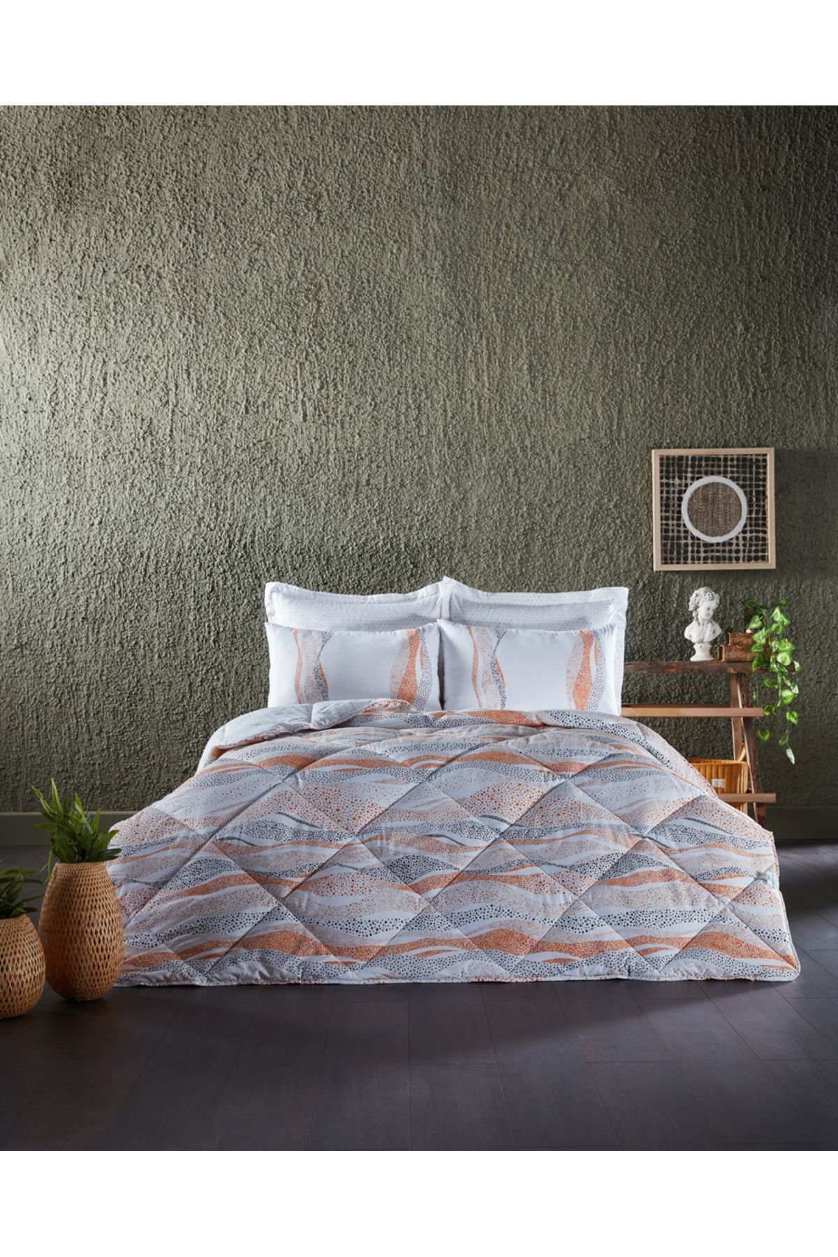 ست خواب دو نفره  نارنجی Doqu Home | 2Q9CMFPLCT0020099 اورجینال - تصویر 4