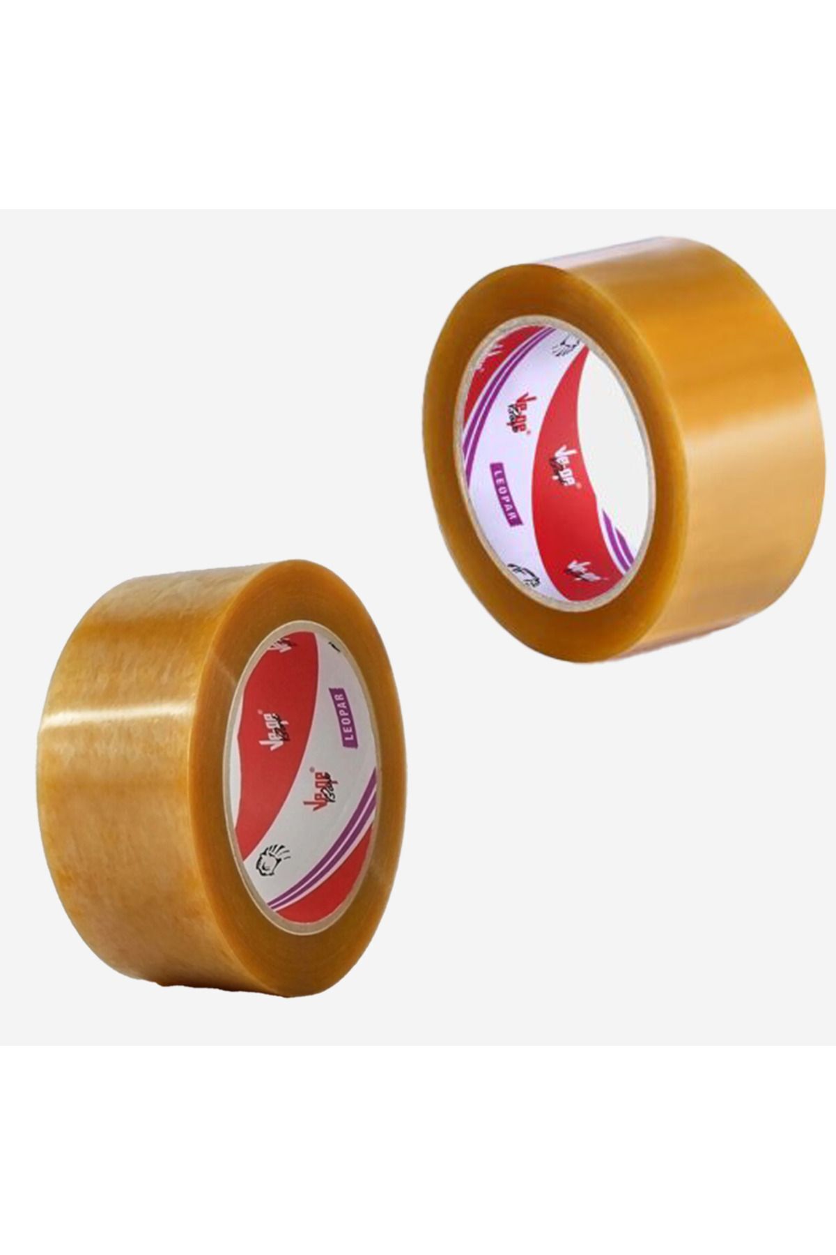 Tanpet-Leopard Patterned 45X100 Transparent Duct Tape - 1 Box of 48 2