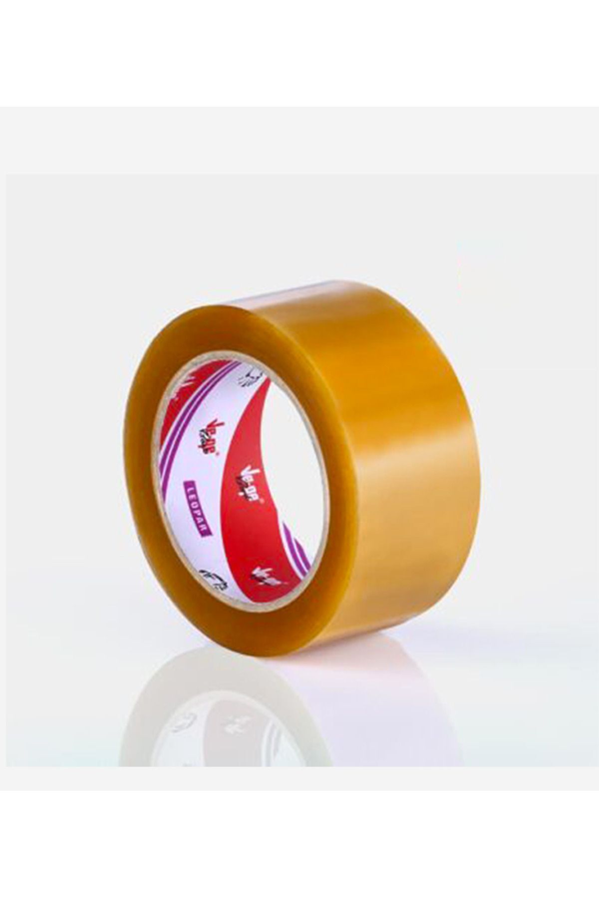 Tanpet-Leopard Patterned 45X100 Transparent Duct Tape - 1 Box of 48 3